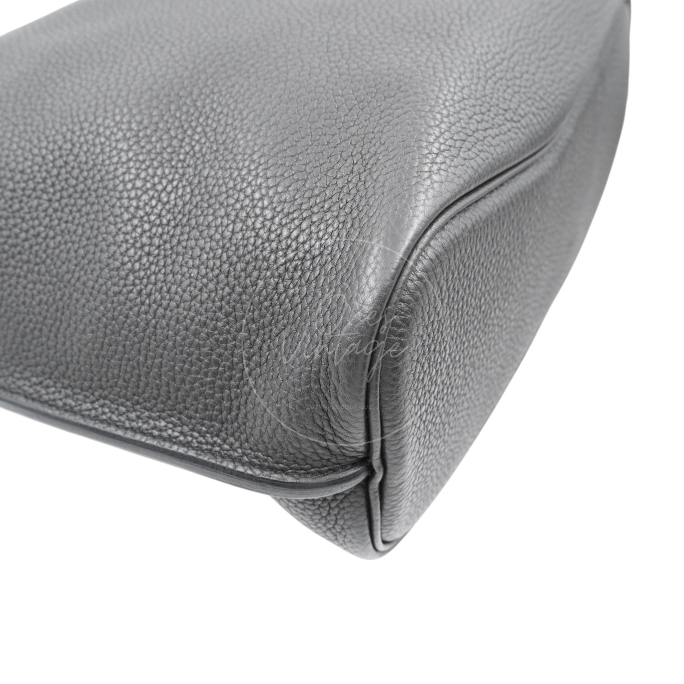 [Pre-owned] Hermes So Kelly 26 Togo PHW Noir Shoulder Bag Stamp T