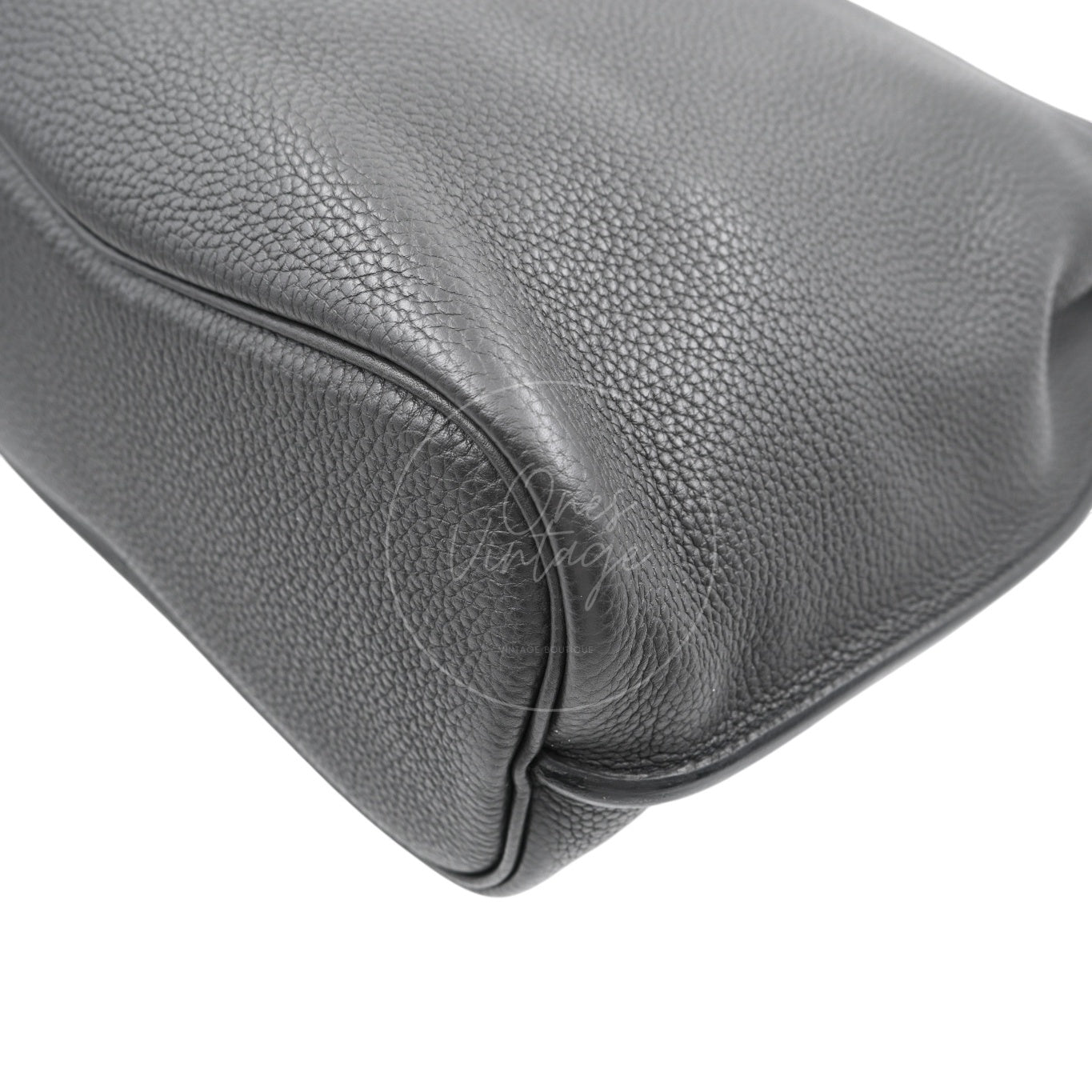 [Pre-owned] Hermes So Kelly 26 Togo PHW Noir Shoulder Bag Stamp T