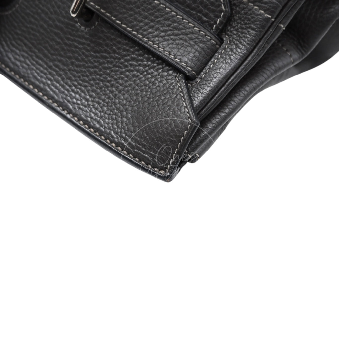 [Pre-owned] Hermes Birkin Shoulder Gris Graphite Stamp Square I