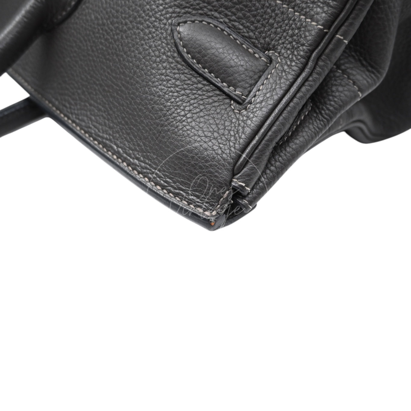 [Pre-owned] Hermes Birkin Shoulder Gris Graphite Stamp Square I