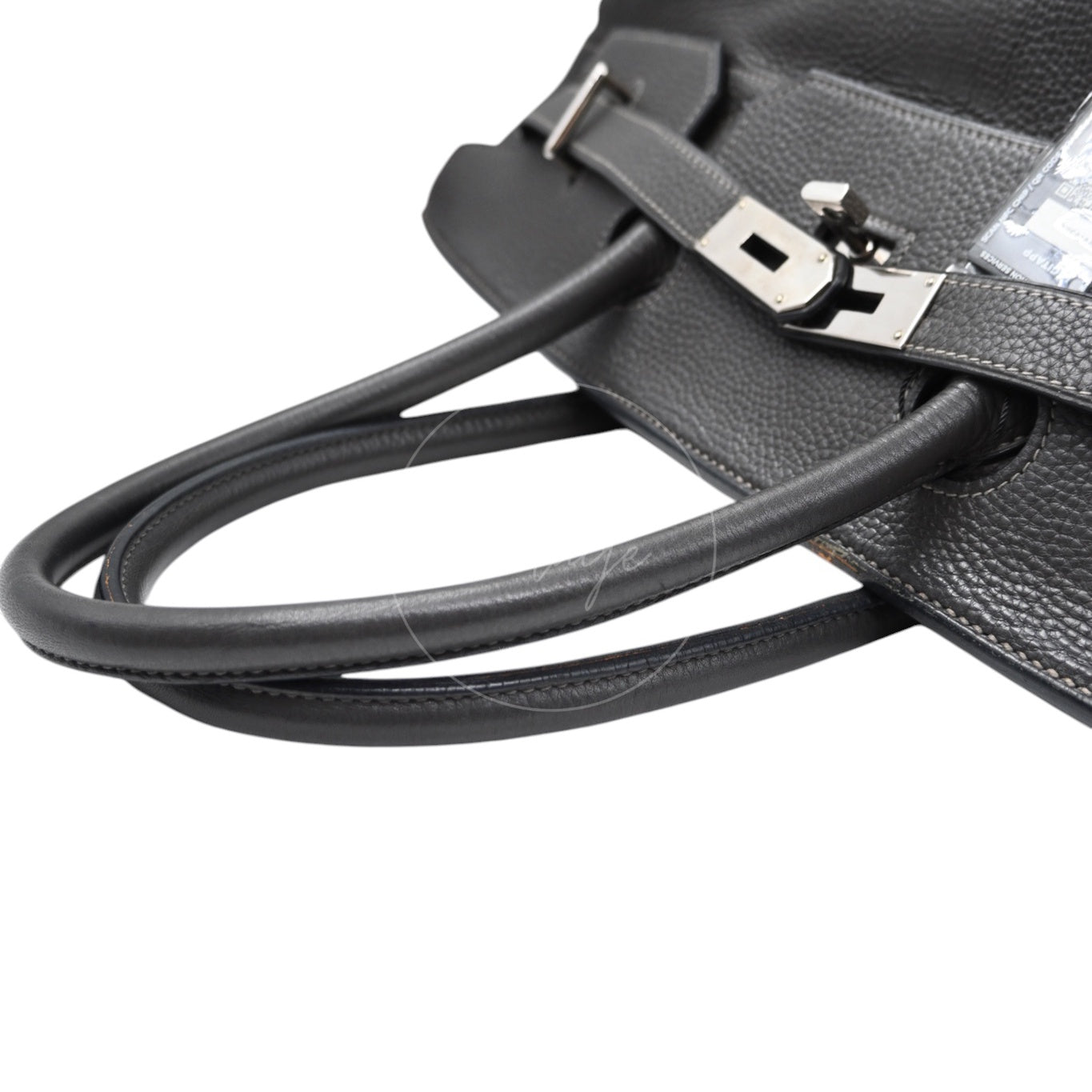 [Pre-owned] Hermes Birkin Shoulder Gris Graphite Stamp Square I