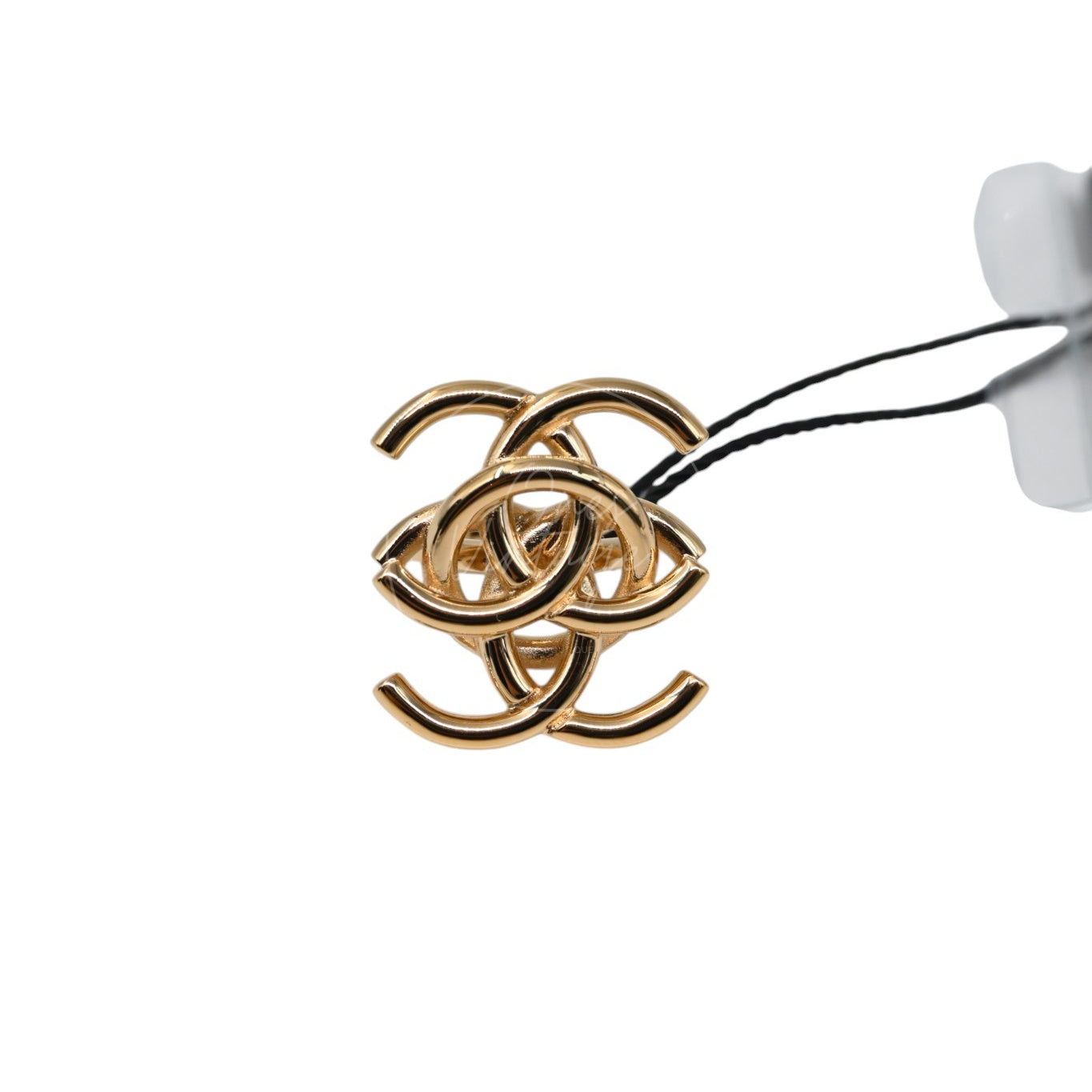 Chanel Interlocking CC Ring Gold 26A