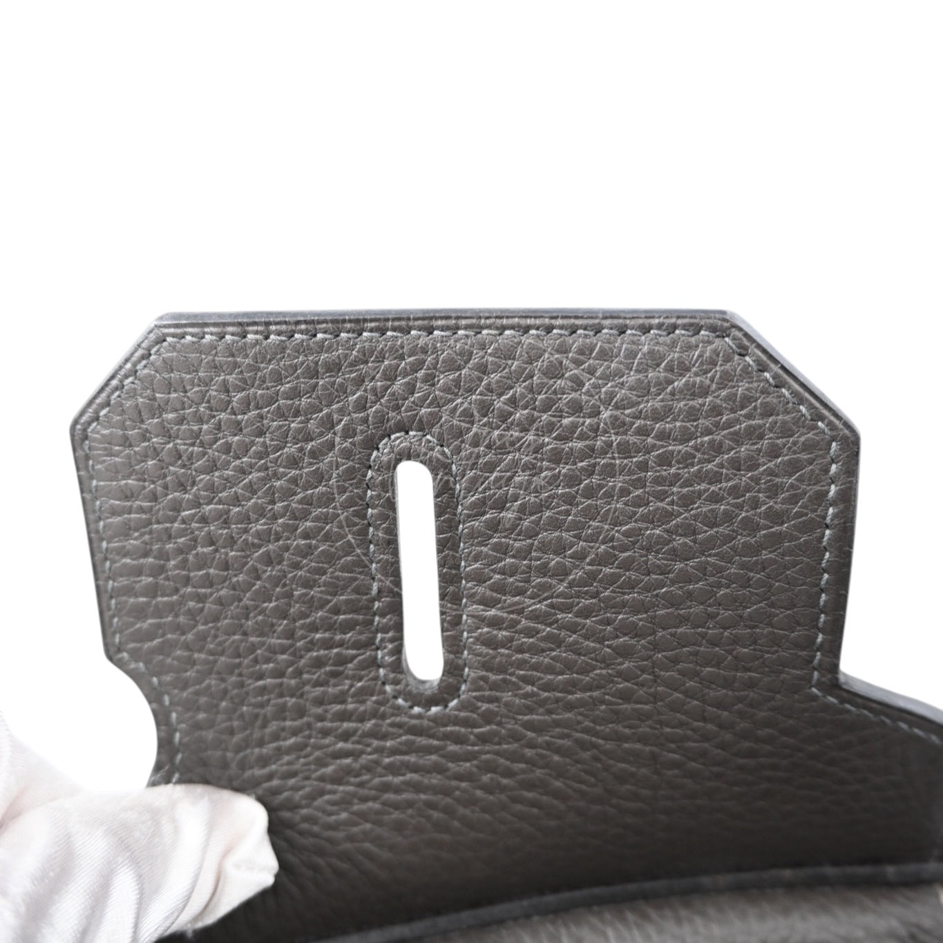 [Pre-owned] Hermes Birkin Shoulder Gris Graphite Stamp Square I