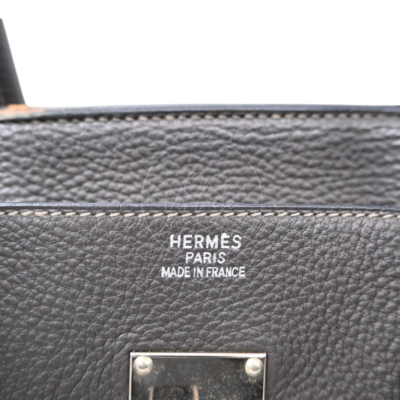 [Pre-owned] Hermes Birkin Shoulder Gris Graphite Stamp Square I