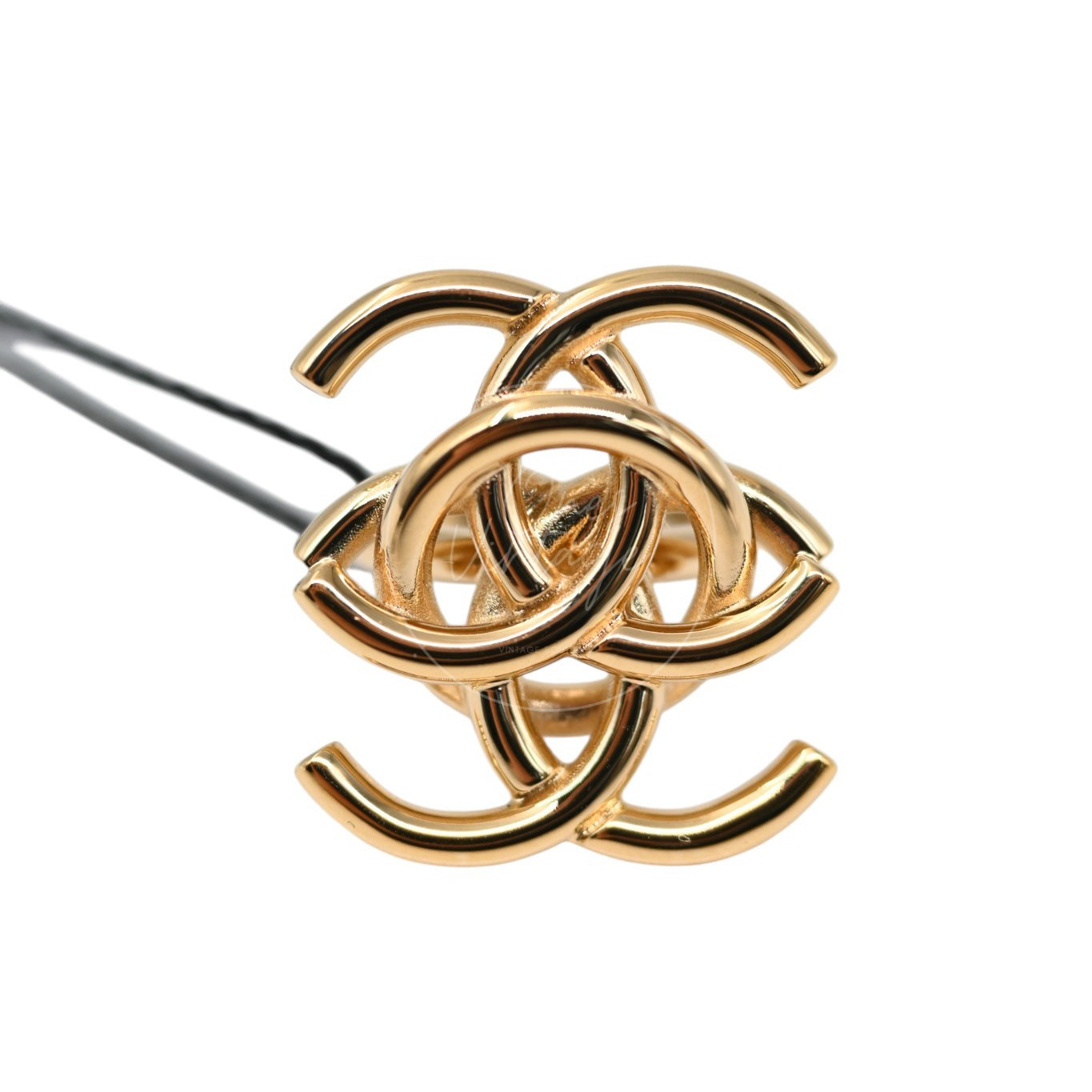 Chanel Interlocking CC Ring Gold 26A