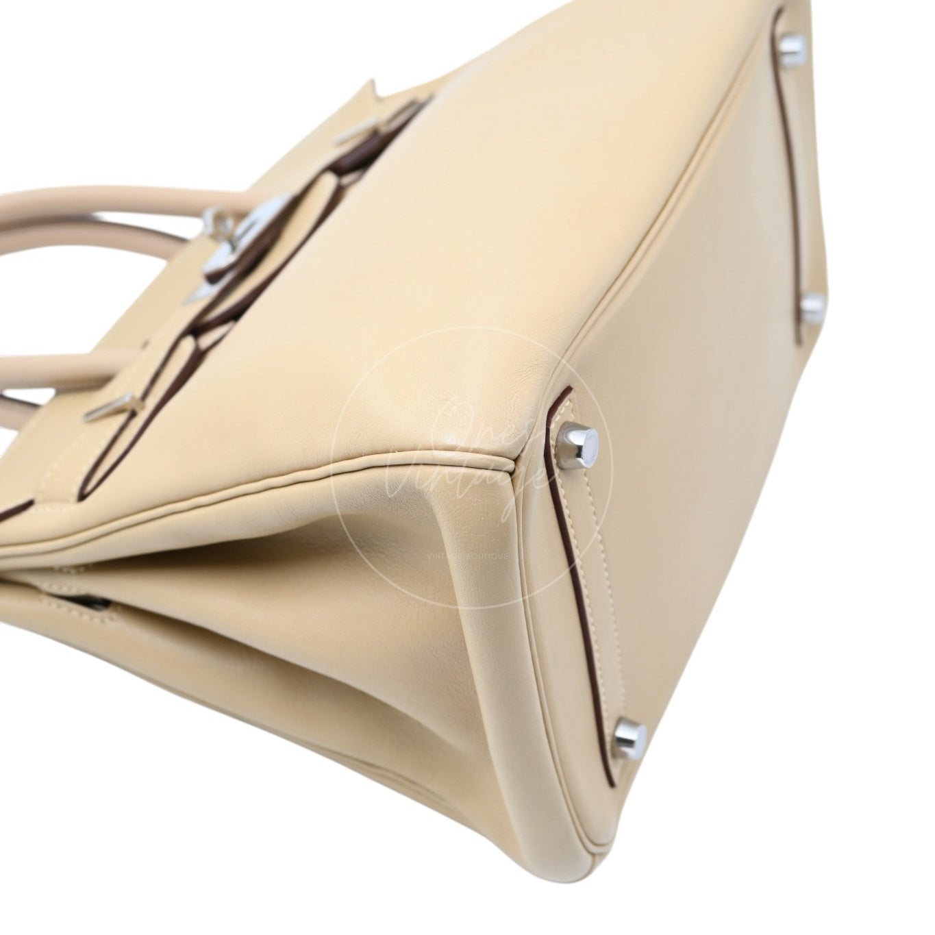 [Pre-owned] Hermes Birkin 30 Swift Stamp Square M Beige