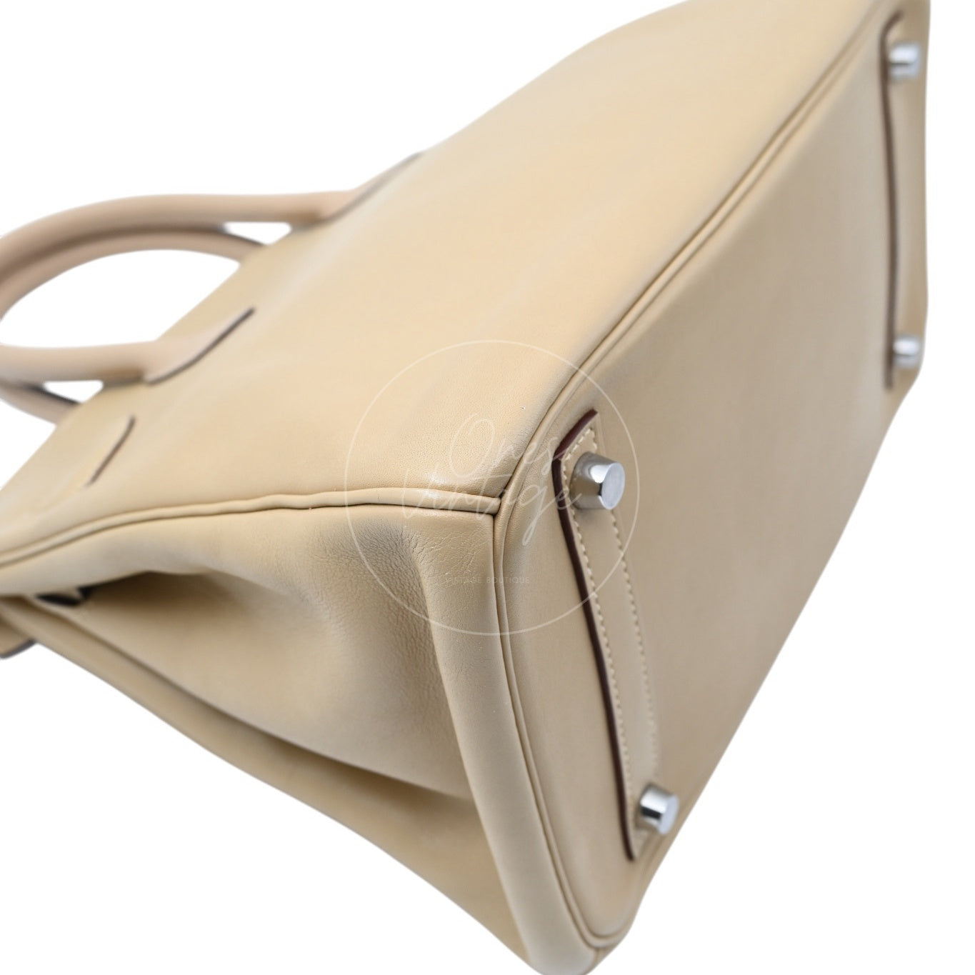 [Pre-owned] Hermes Birkin 30 Swift Stamp Square M Beige