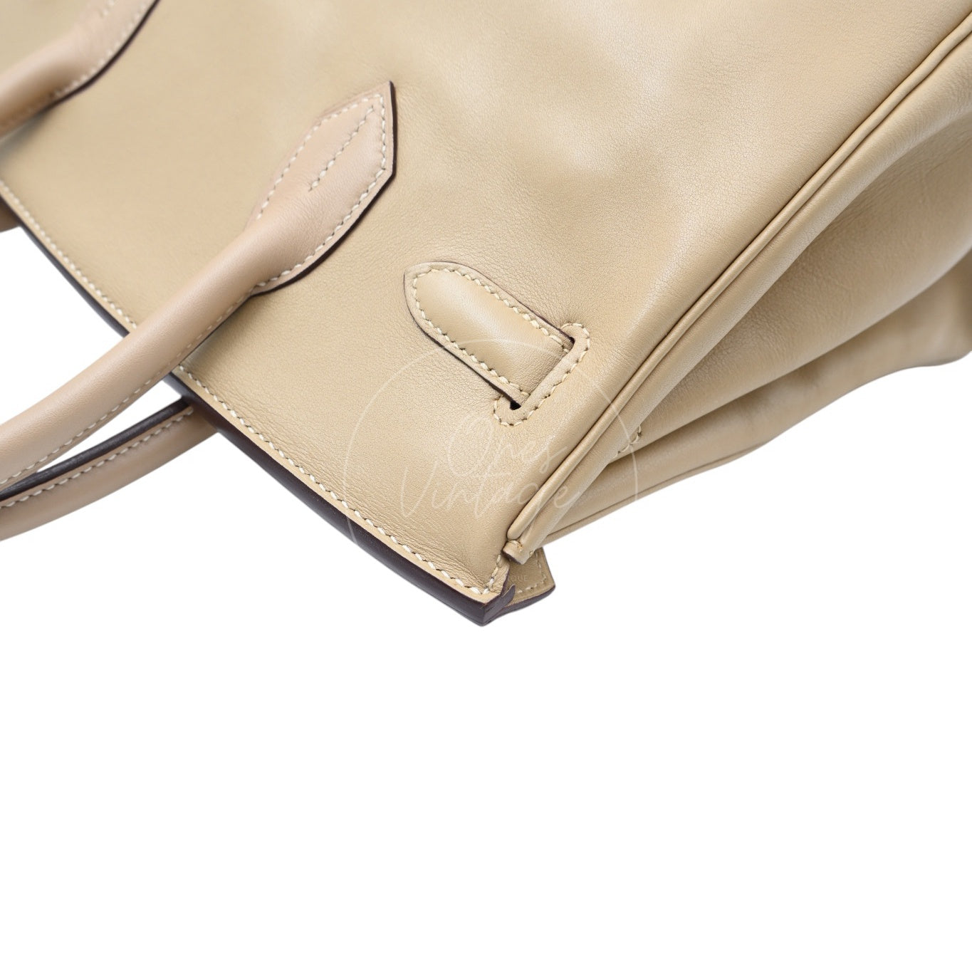 [Pre-owned] Hermes Birkin 30 Swift Stamp Square M Beige