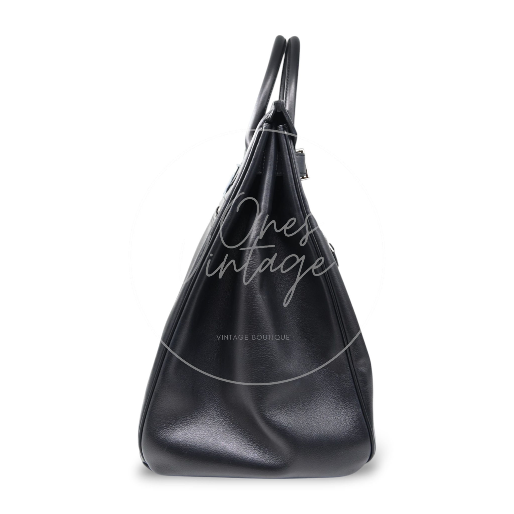 Hermes Rock Bag HAC40 PHW Black Stamp B