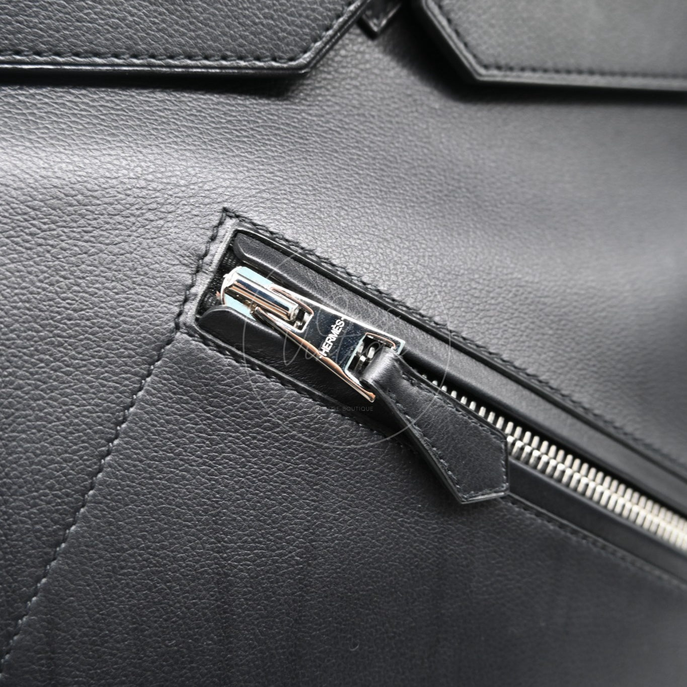 Hermes Rock Bag HAC40 PHW Black Stamp B