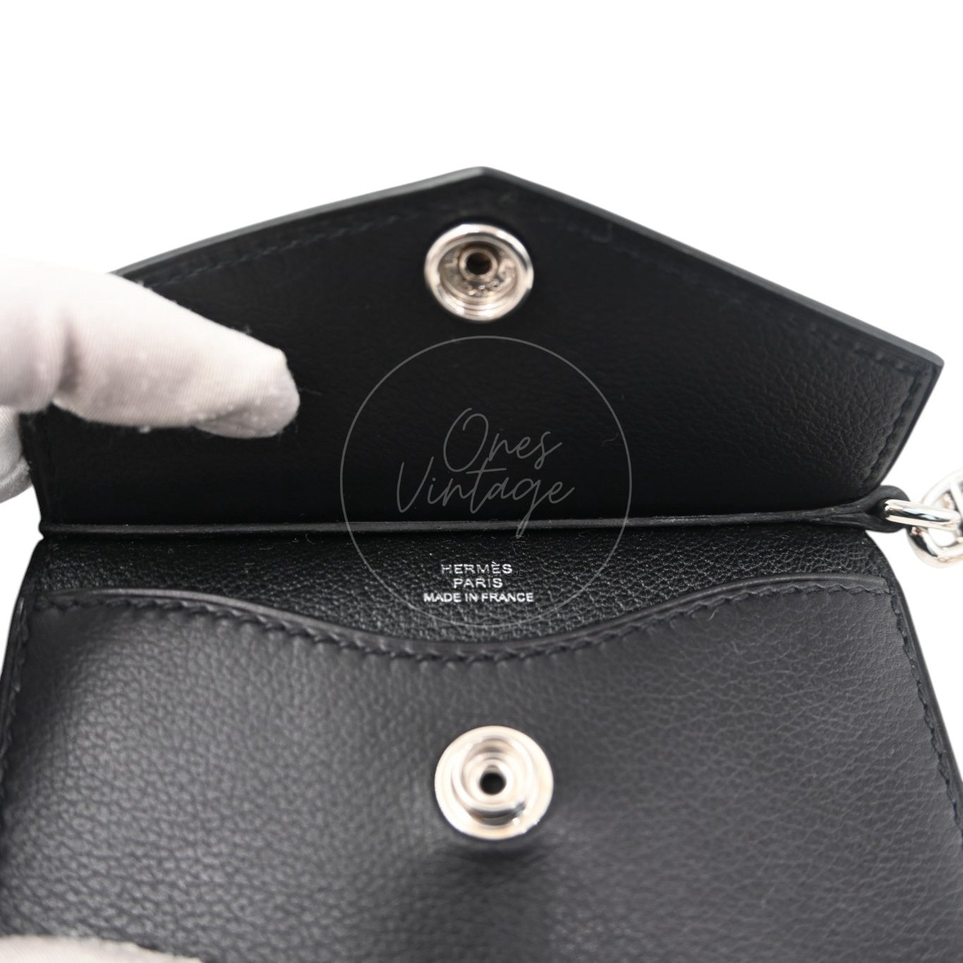 Hermes Rock Bag HAC40 PHW Black Stamp B