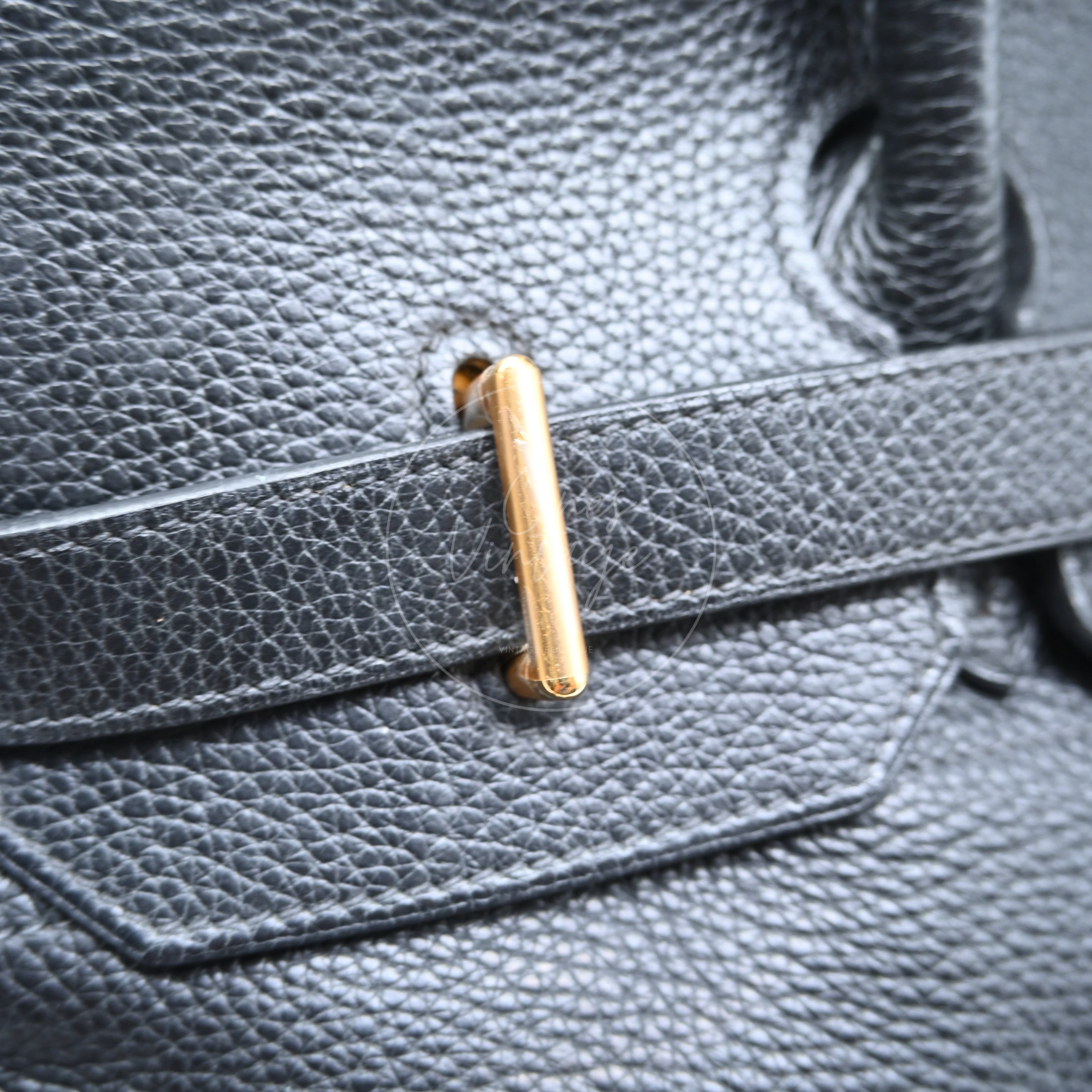 Hermes Birkin Shoulder GHW Black Square I