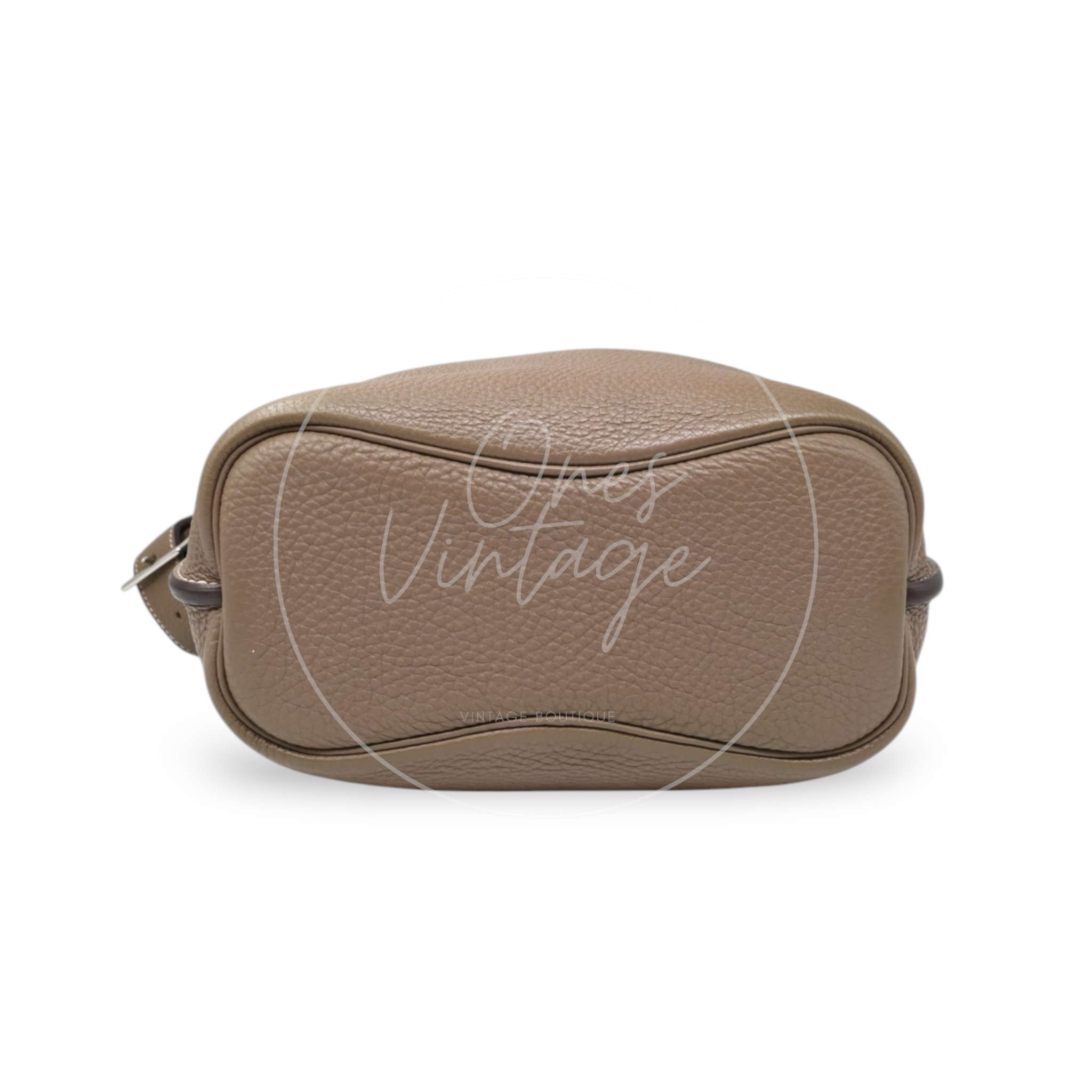 Hermes So Kelly 22 Togo PHW Etoupe Stamp M