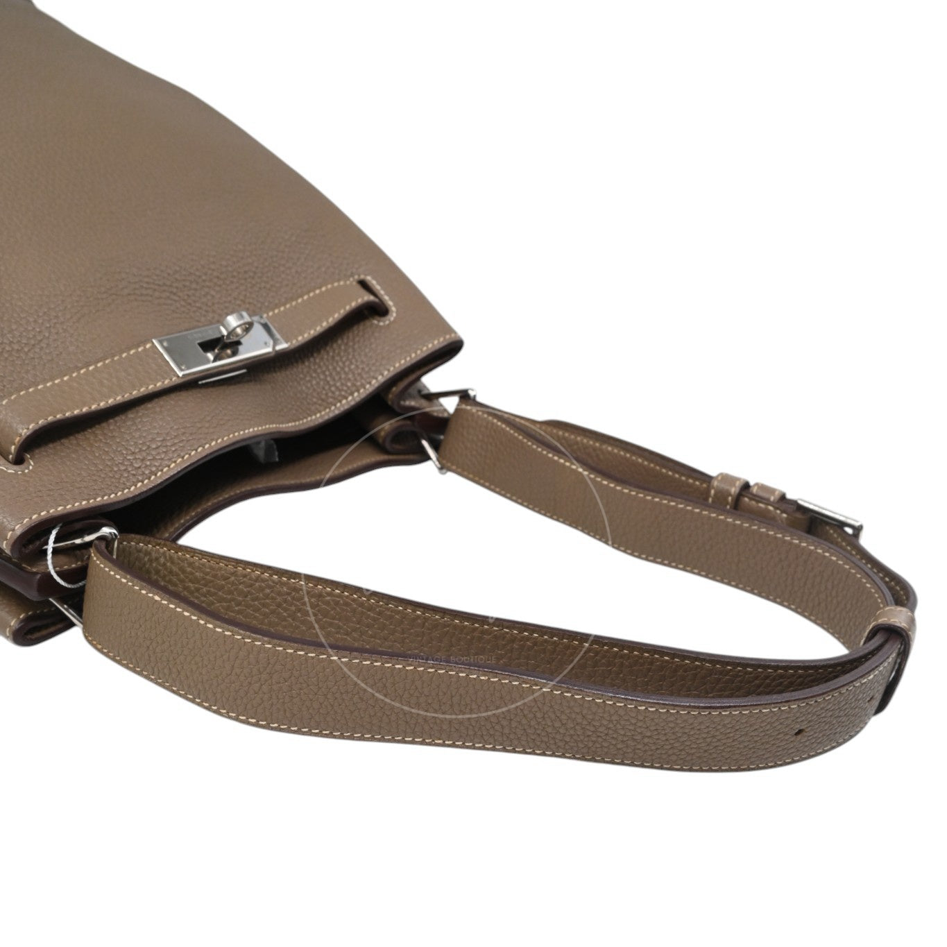 Hermes So Kelly 22 Togo PHW Etoupe Stamp M