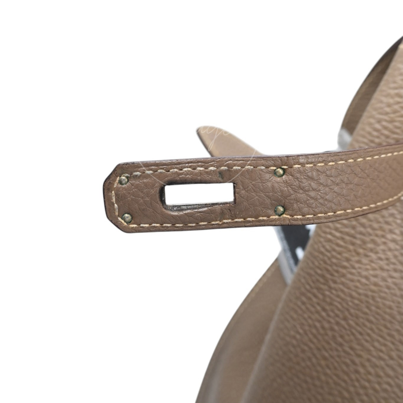 Hermes So Kelly 22 Togo PHW Etoupe Stamp M