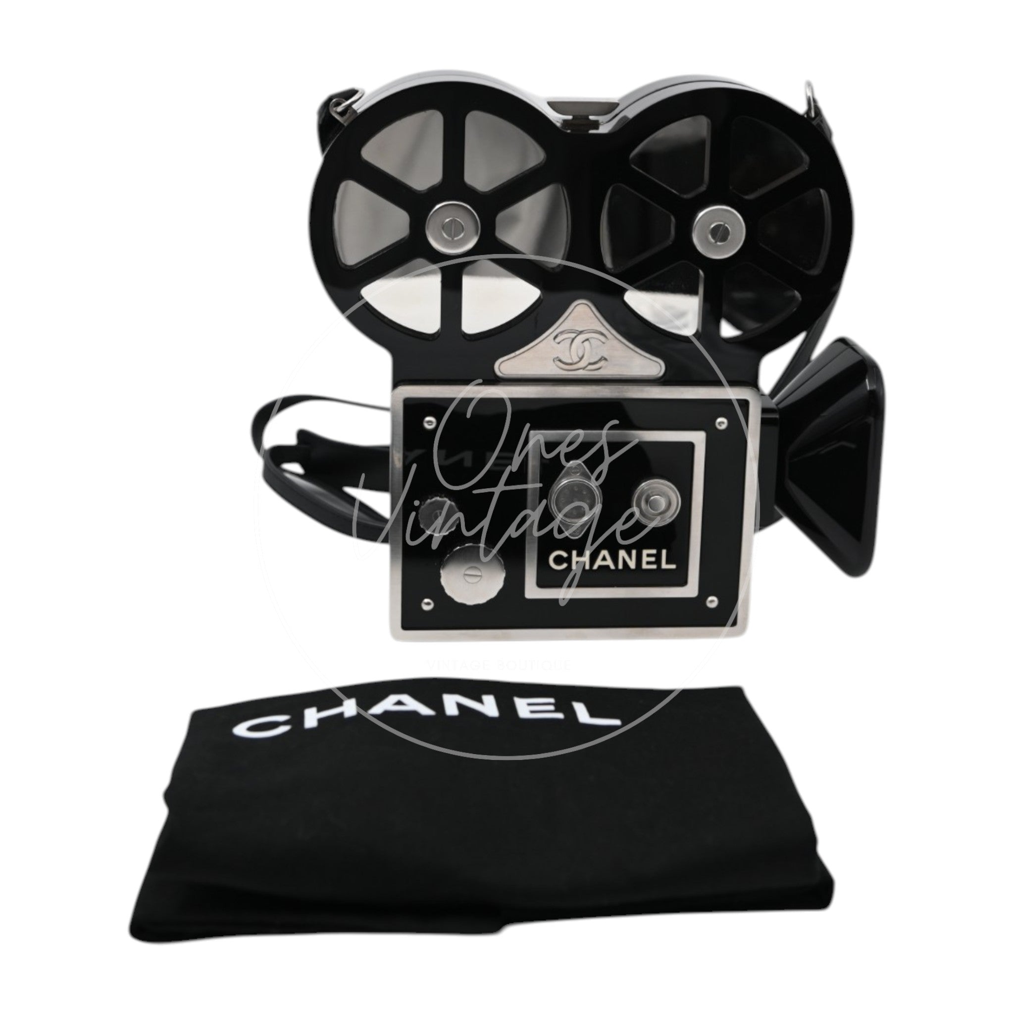 [Pre-Owned] Chanel Buonasera Film Projector Minaudière Clutch Bag