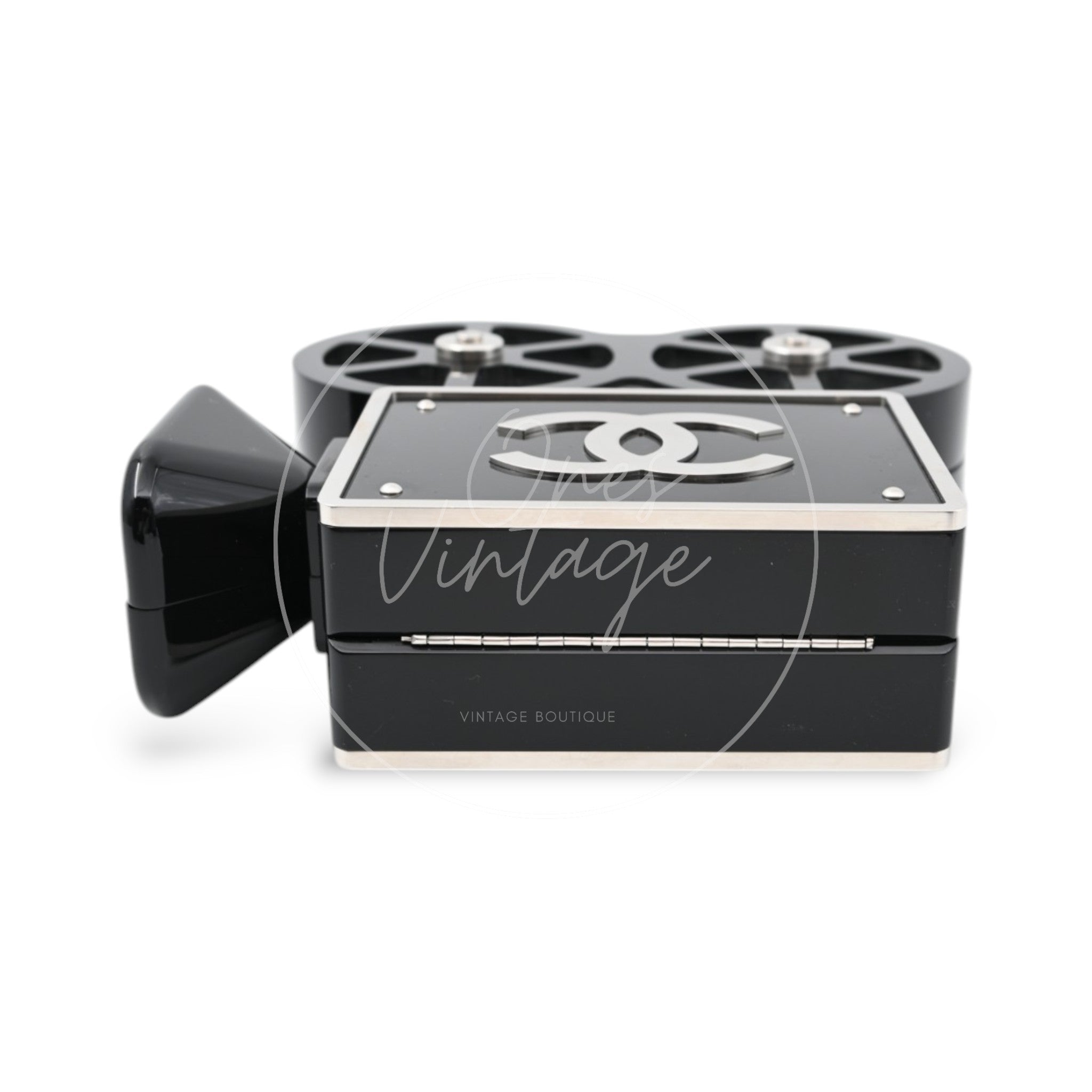 [Pre-Owned] Chanel Buonasera Film Projector Minaudière Clutch Bag