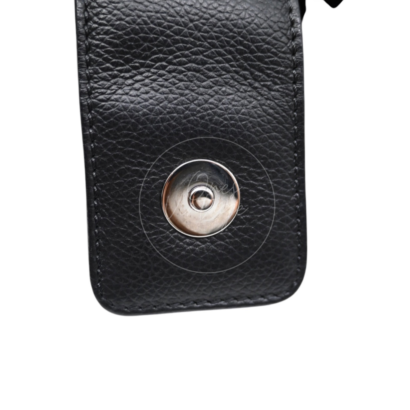 [Pre-Owned] Chanel Cerf Small Black Calfskin Tote Series 18