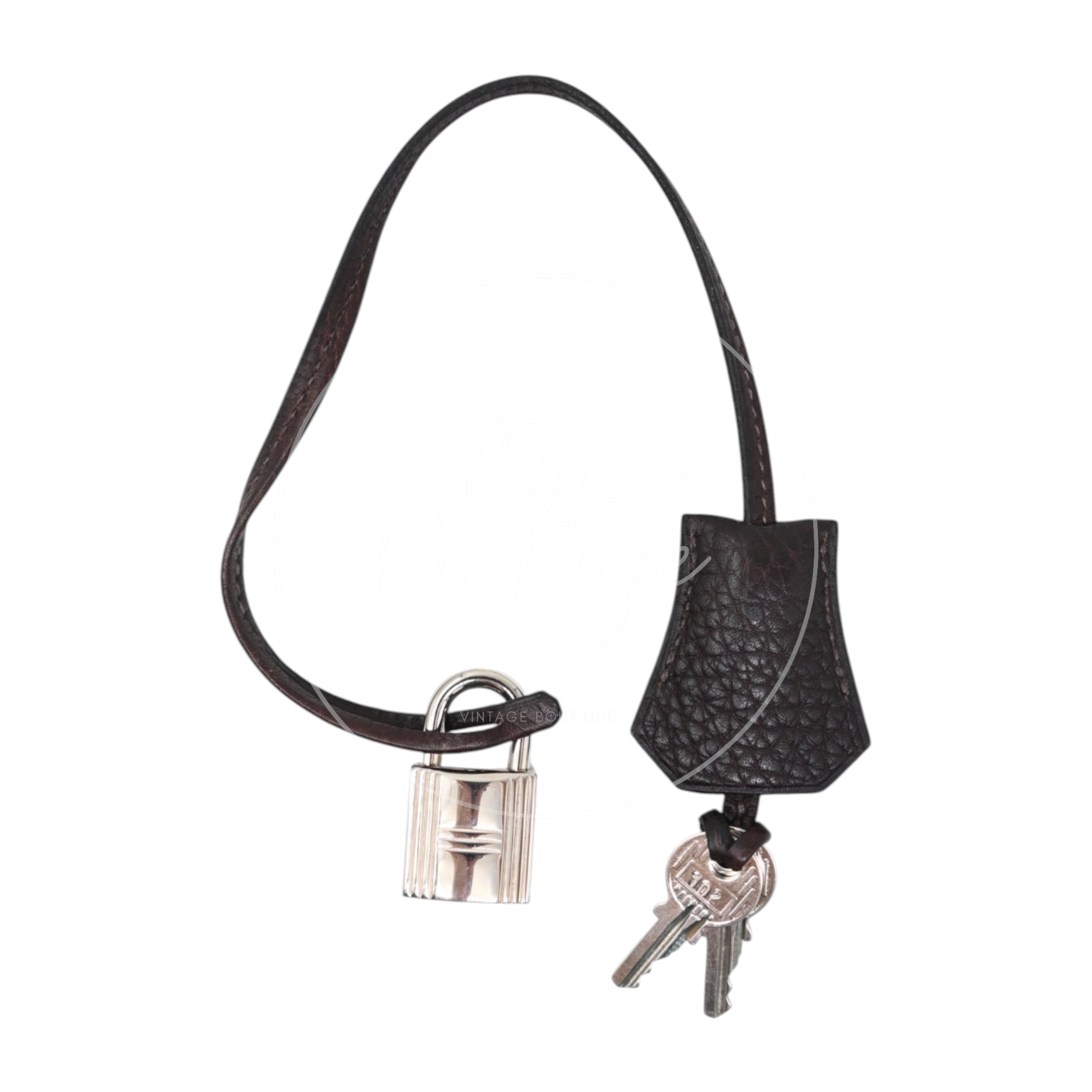 Hermes Birkin 45 Long PHW Chocolate Square D