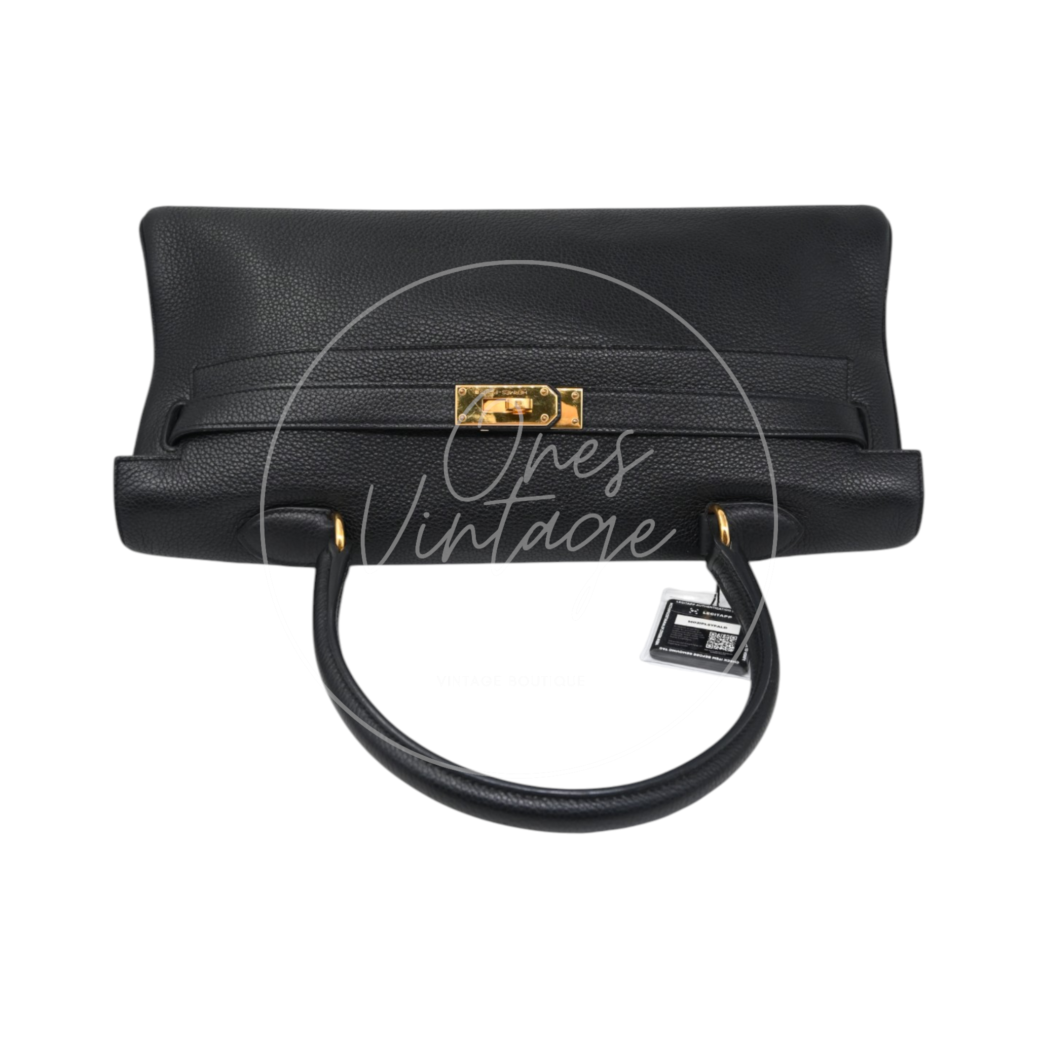 Hermes Kelly Shoulder GHW Black Square M