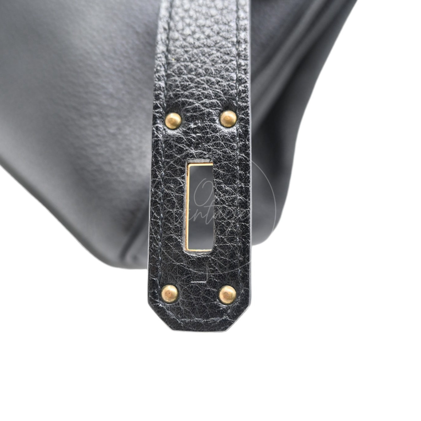 Hermes Kelly Shoulder GHW Black Square M