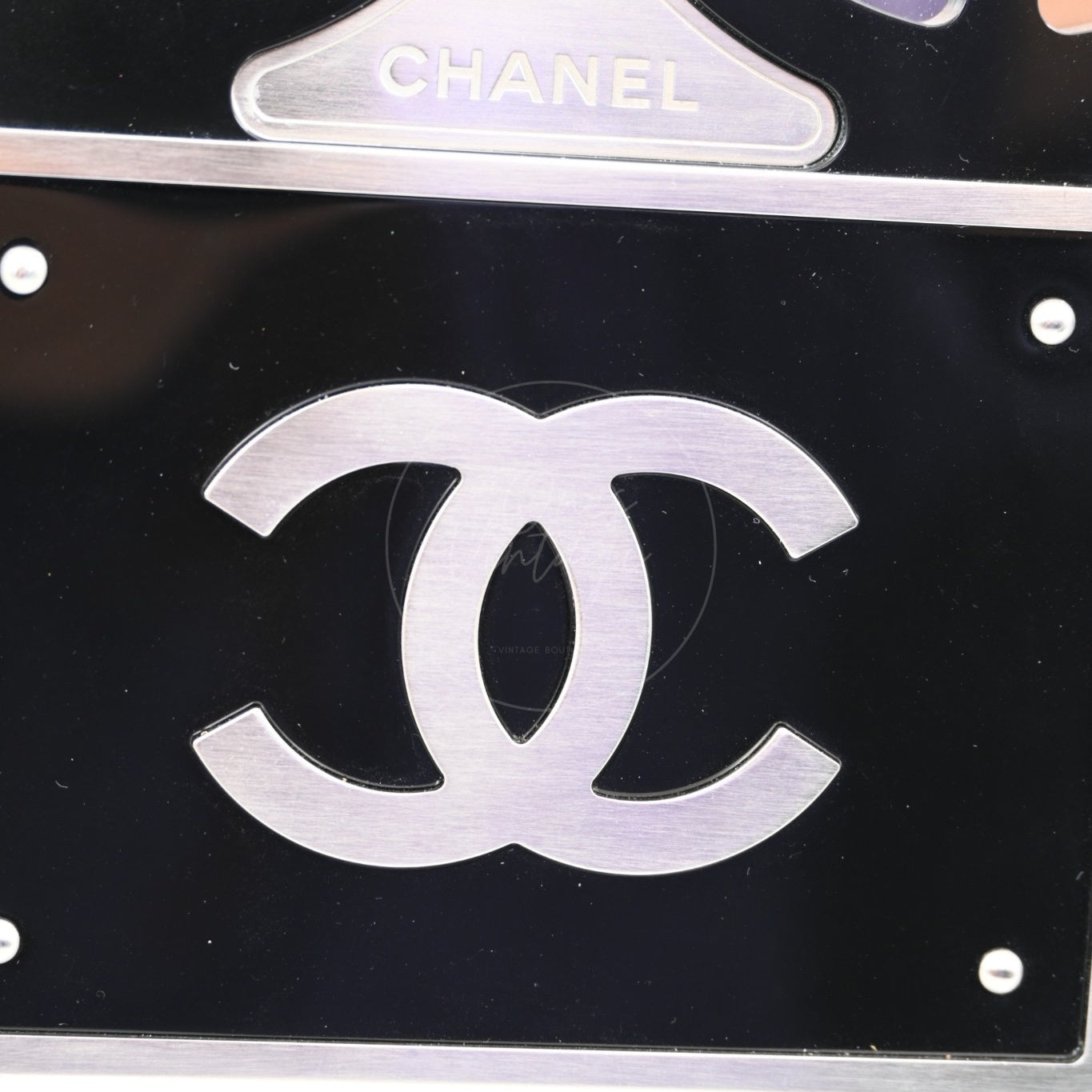 [Pre-Owned] Chanel Buonasera Film Projector Minaudière Clutch Bag