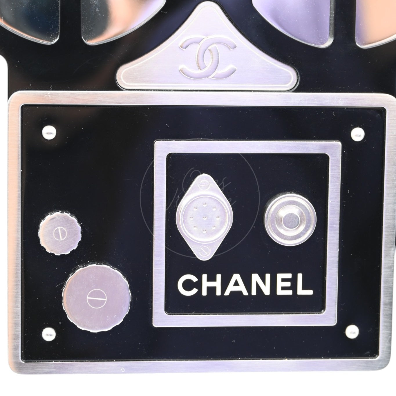 [Pre-Owned] Chanel Buonasera Film Projector Minaudière Clutch Bag