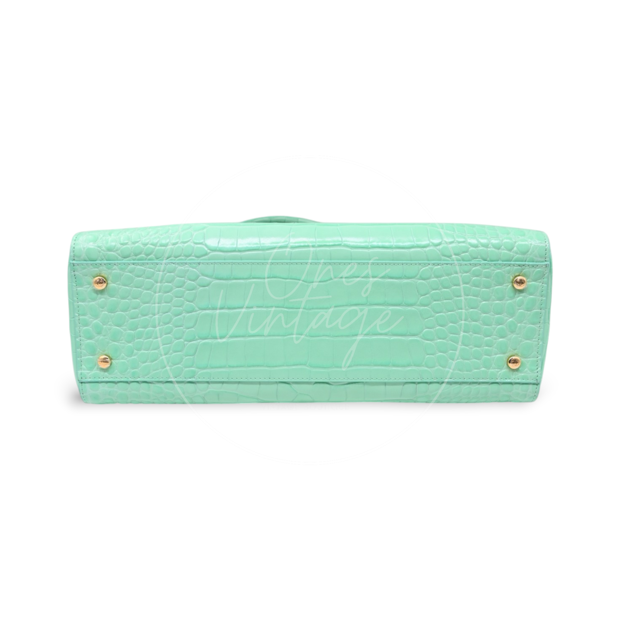 Chanel Cerf Tote Bag GHW Green Series KT