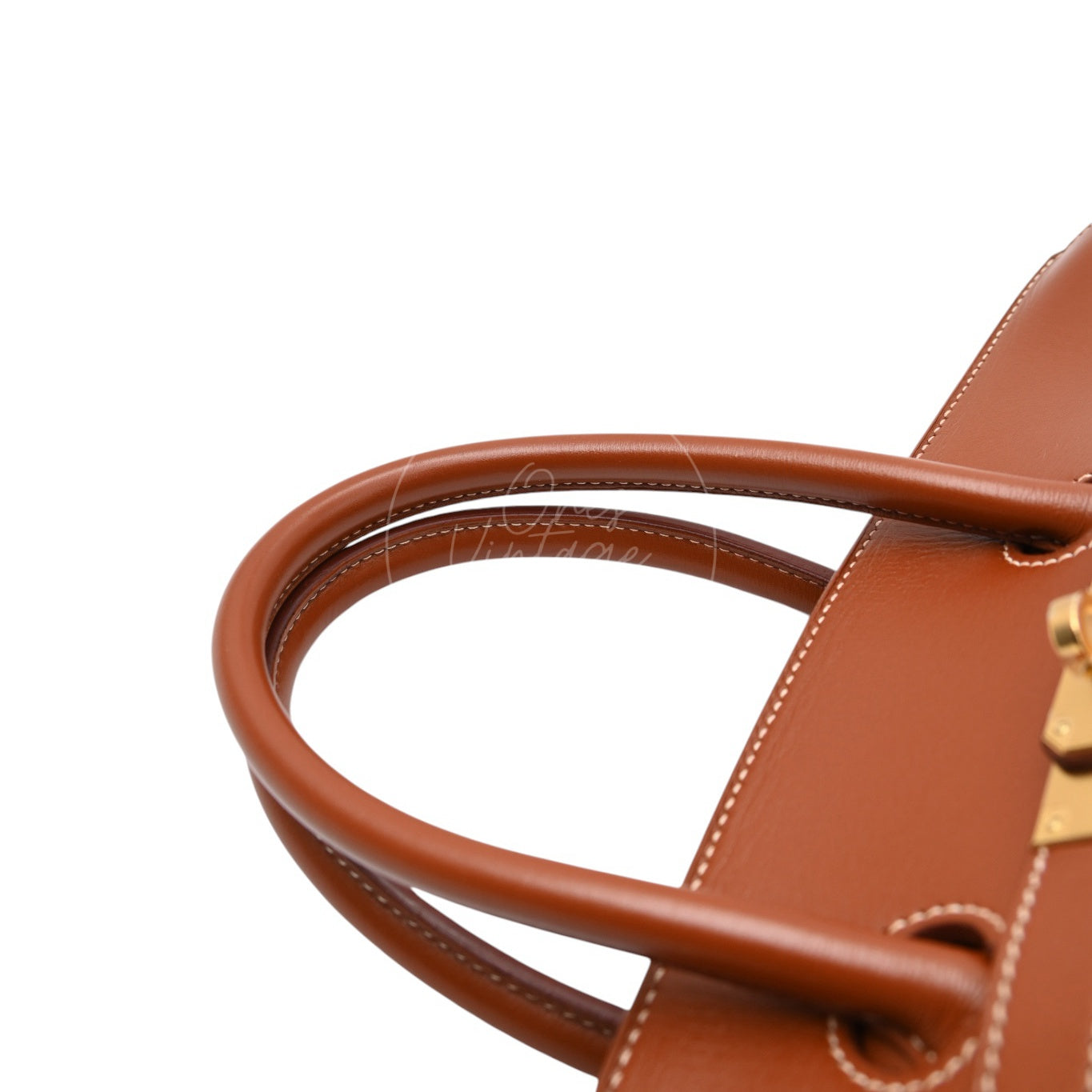[Pre-owned] Hermes Birkin 35 Toile Barenia GHW Stamp Square E