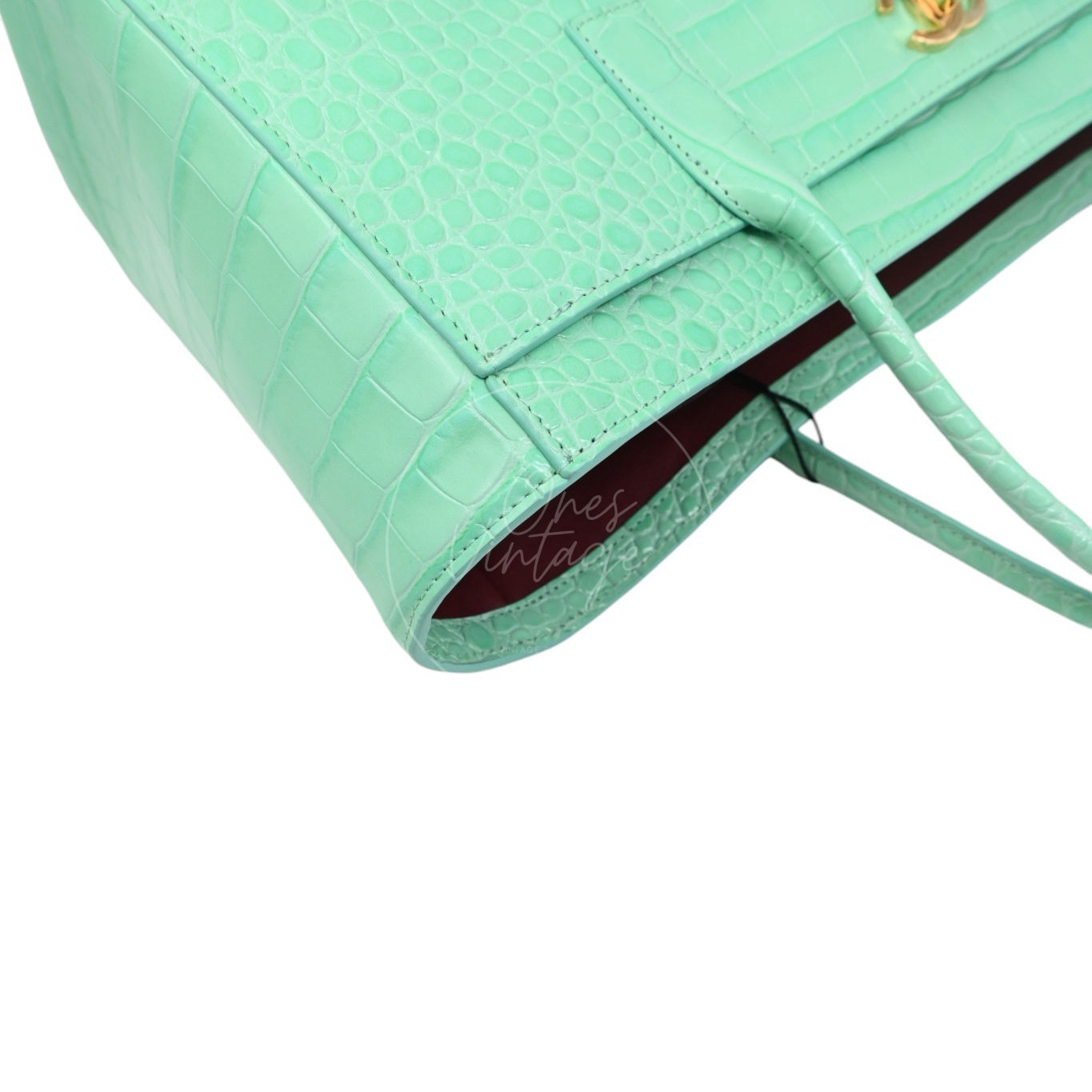 Chanel Cerf Tote Bag GHW Green Series KT