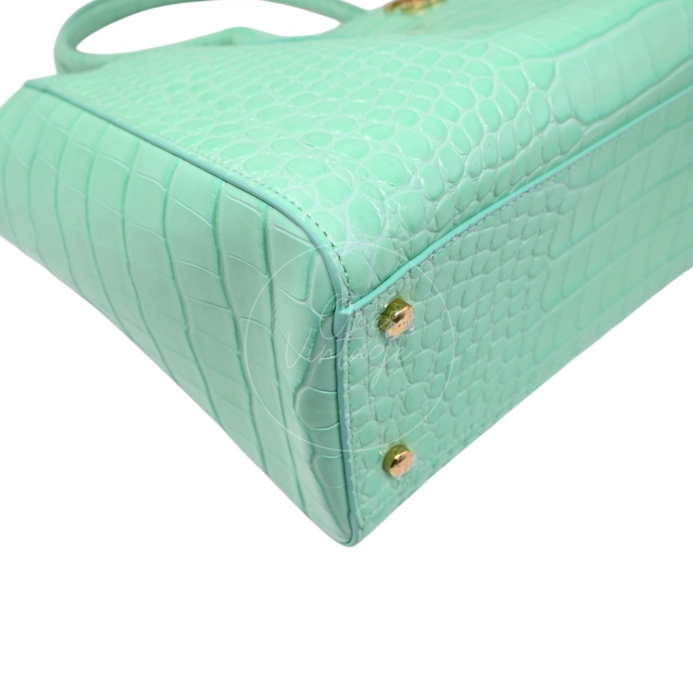 Chanel Cerf Tote Bag GHW Green Series KT
