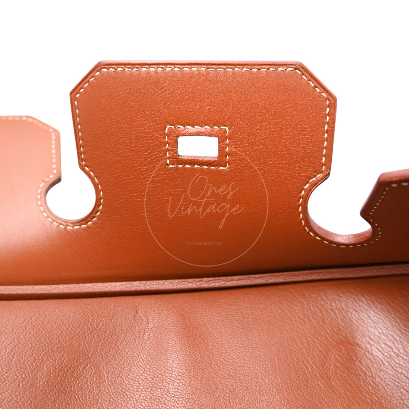 [Pre-owned] Hermes Birkin 35 Toile Barenia GHW Stamp Square E