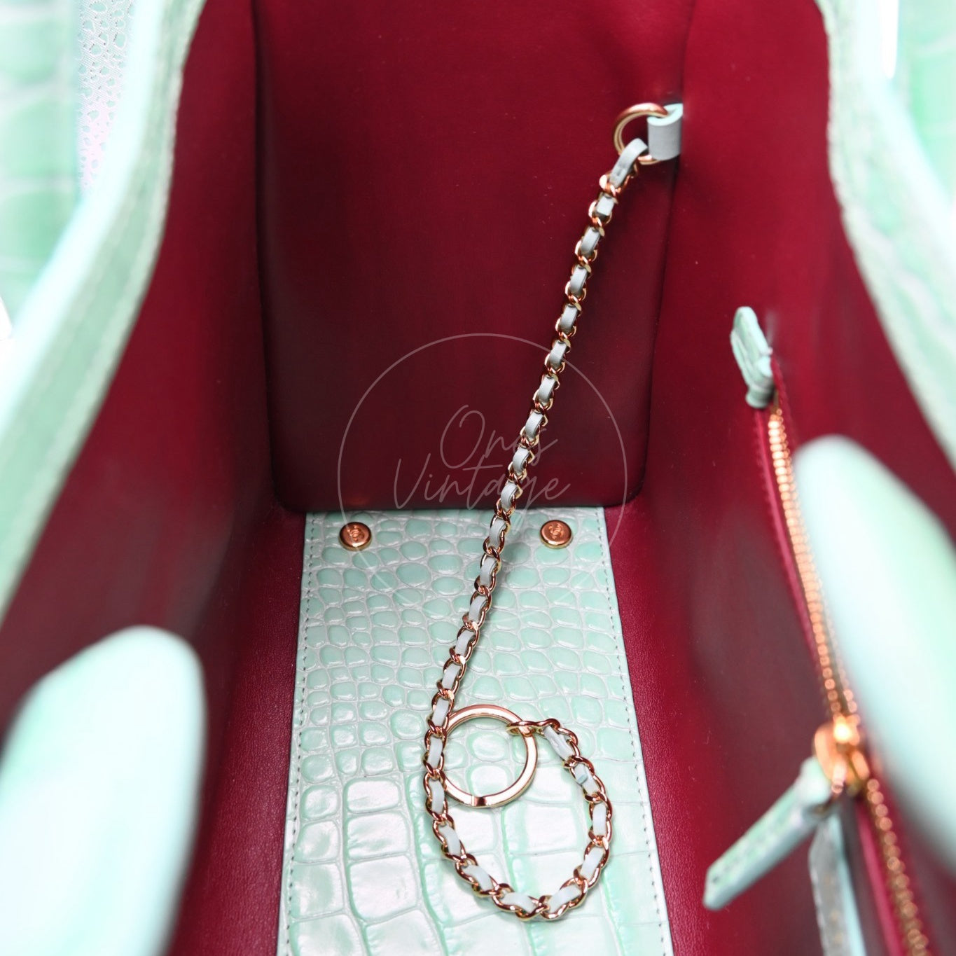 Chanel Cerf Tote Bag GHW Green Series KT