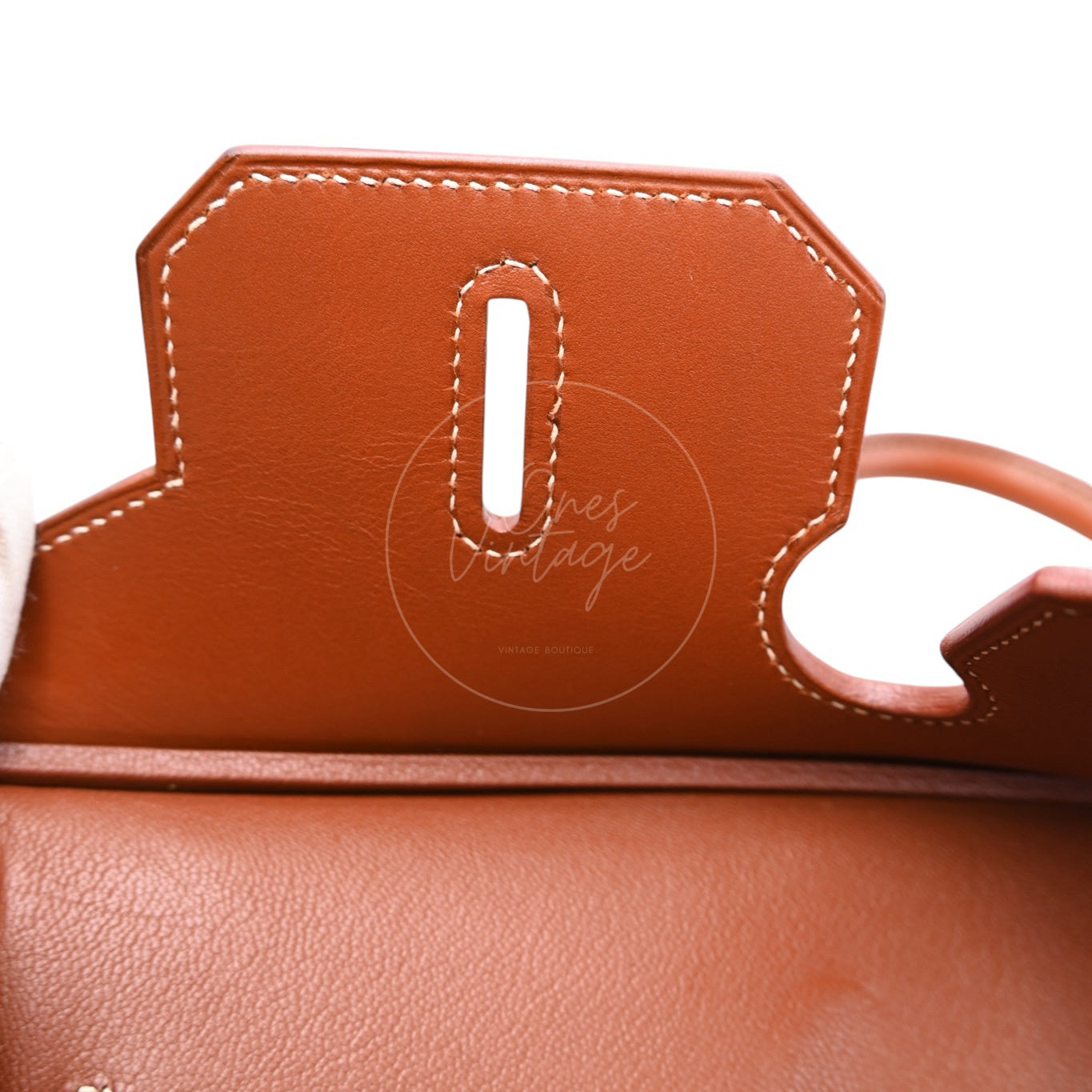 [Pre-owned] Hermes Birkin 35 Toile Barenia GHW Stamp Square E