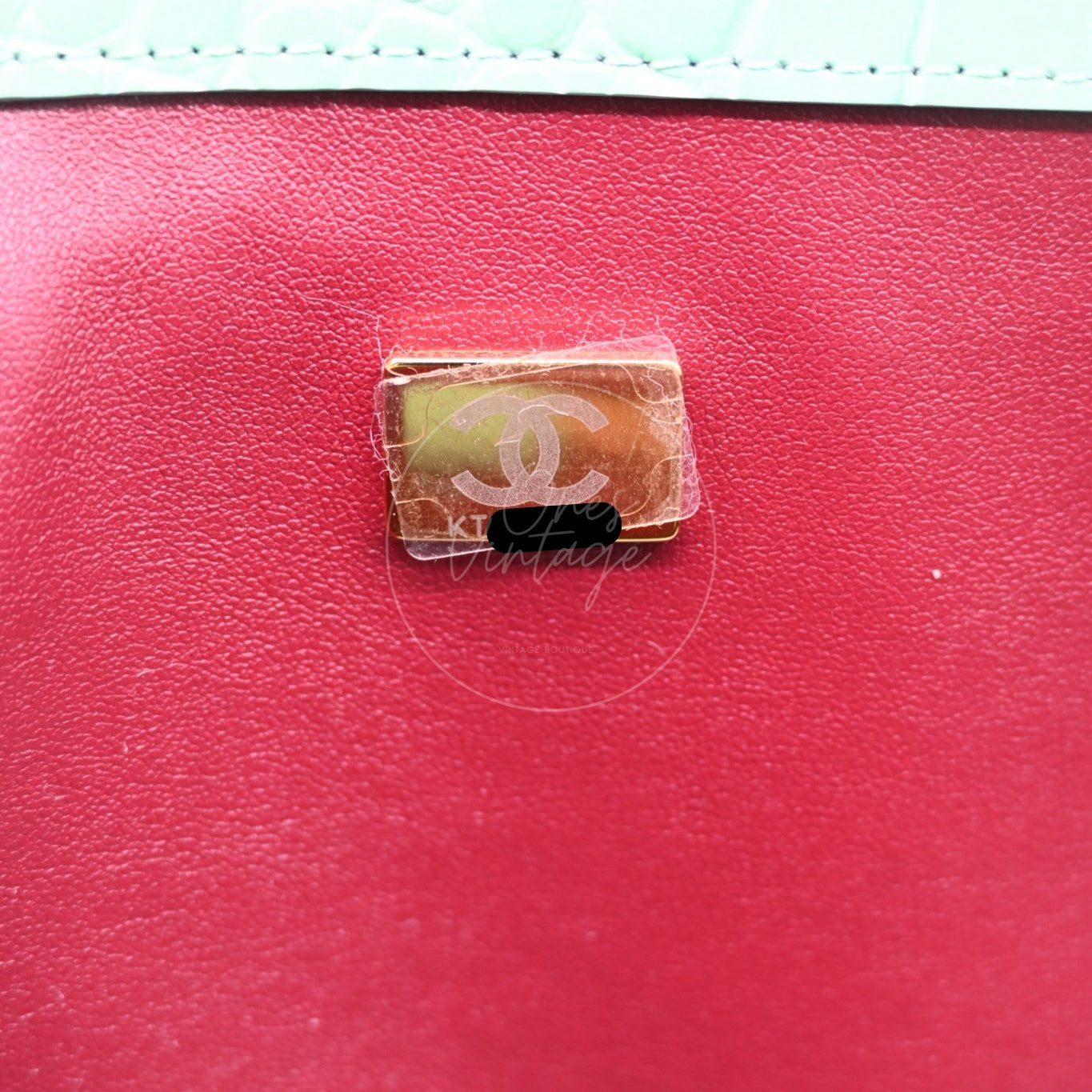 Chanel Cerf Tote Bag GHW Green Series KT