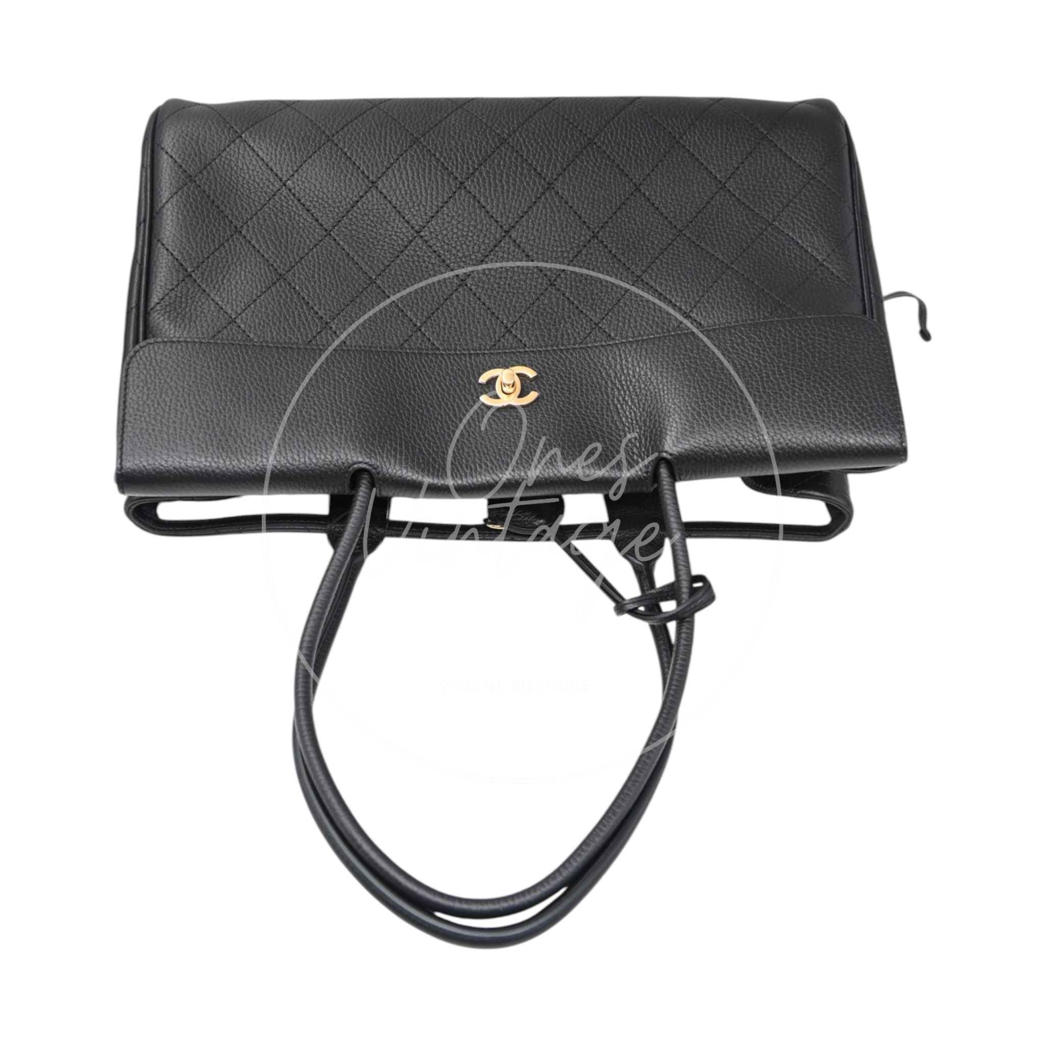 Chanel Shoulder Bag Medium GHW Black Series K5