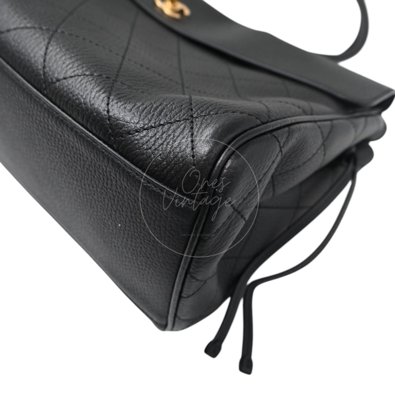 Chanel Shoulder Bag Medium GHW Black Series K5