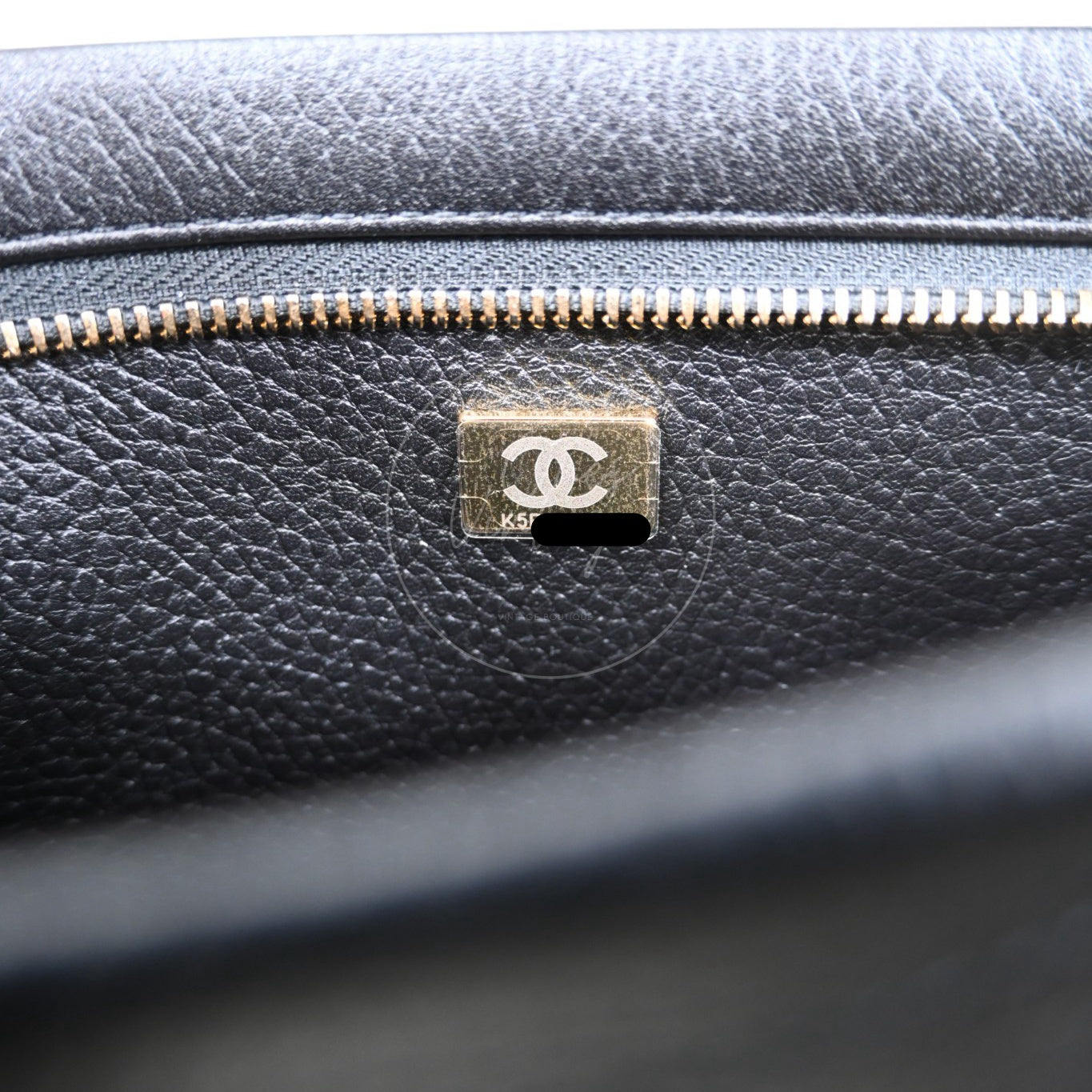 Chanel Shoulder Bag Medium GHW Black Series K5