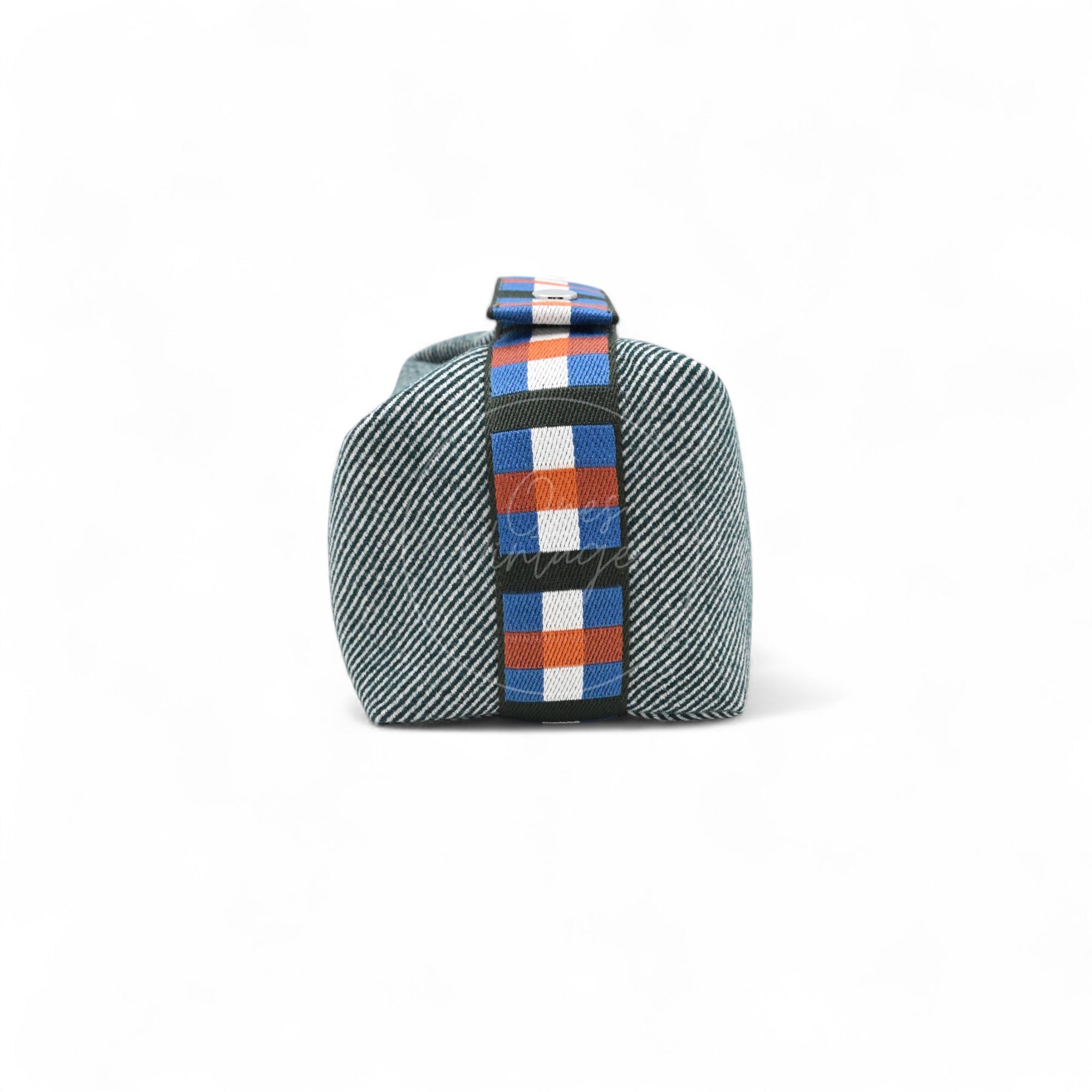 [Unused] Hermes Bride-a-Brac PM Bleu Abysse Canvas