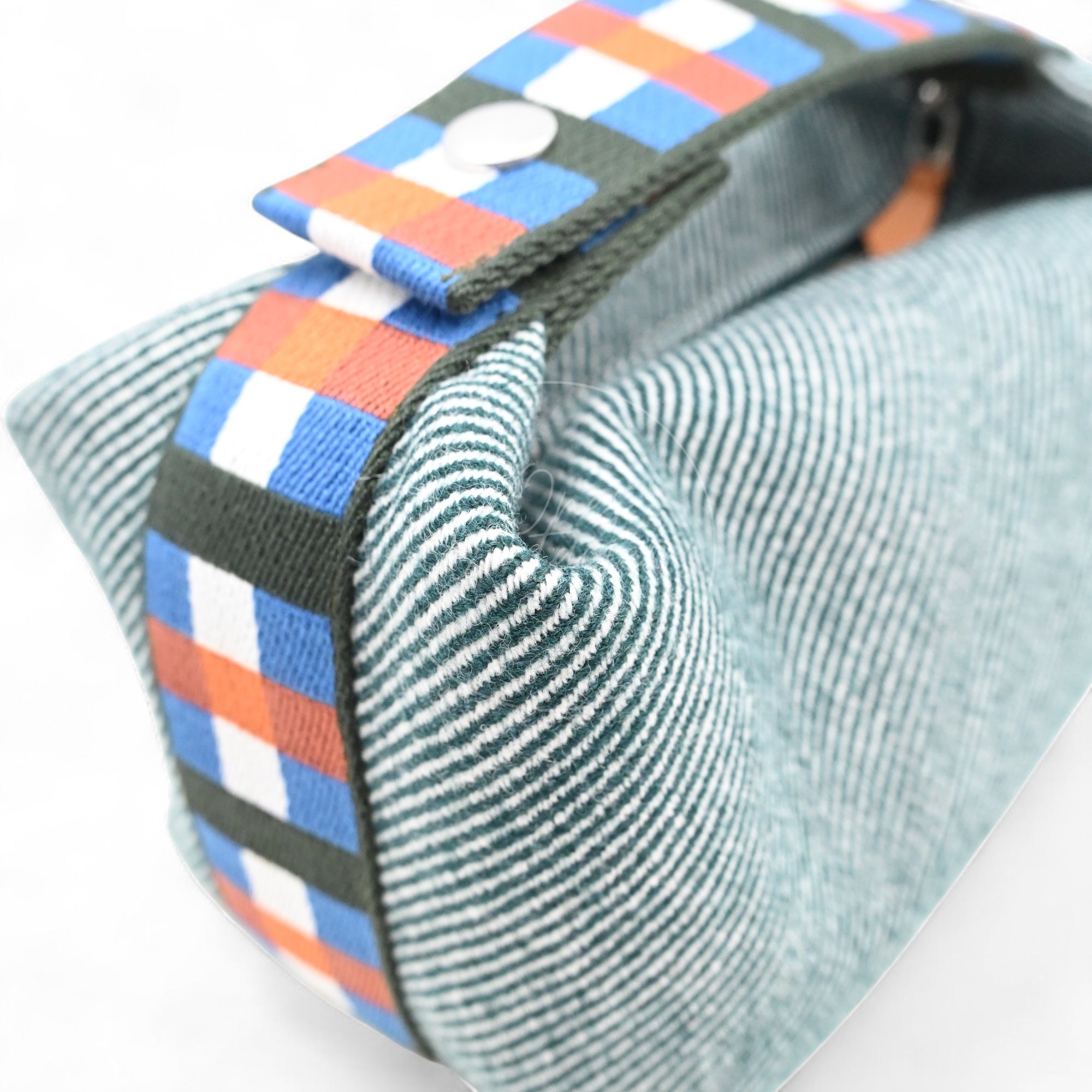 [Unused] Hermes Bride-a-Brac PM Bleu Abysse Canvas