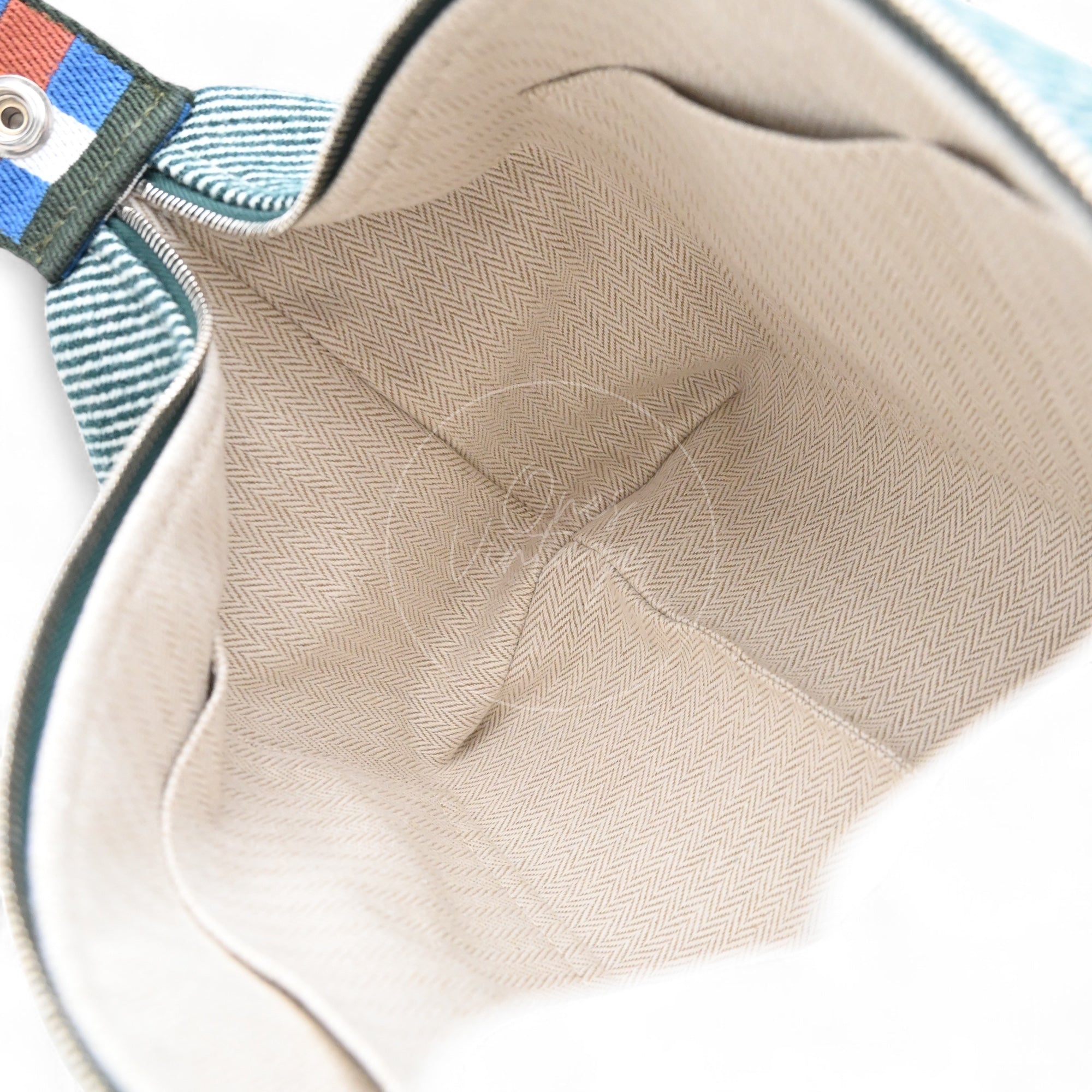 [Unused] Hermes Bride-a-Brac PM Bleu Abysse Canvas