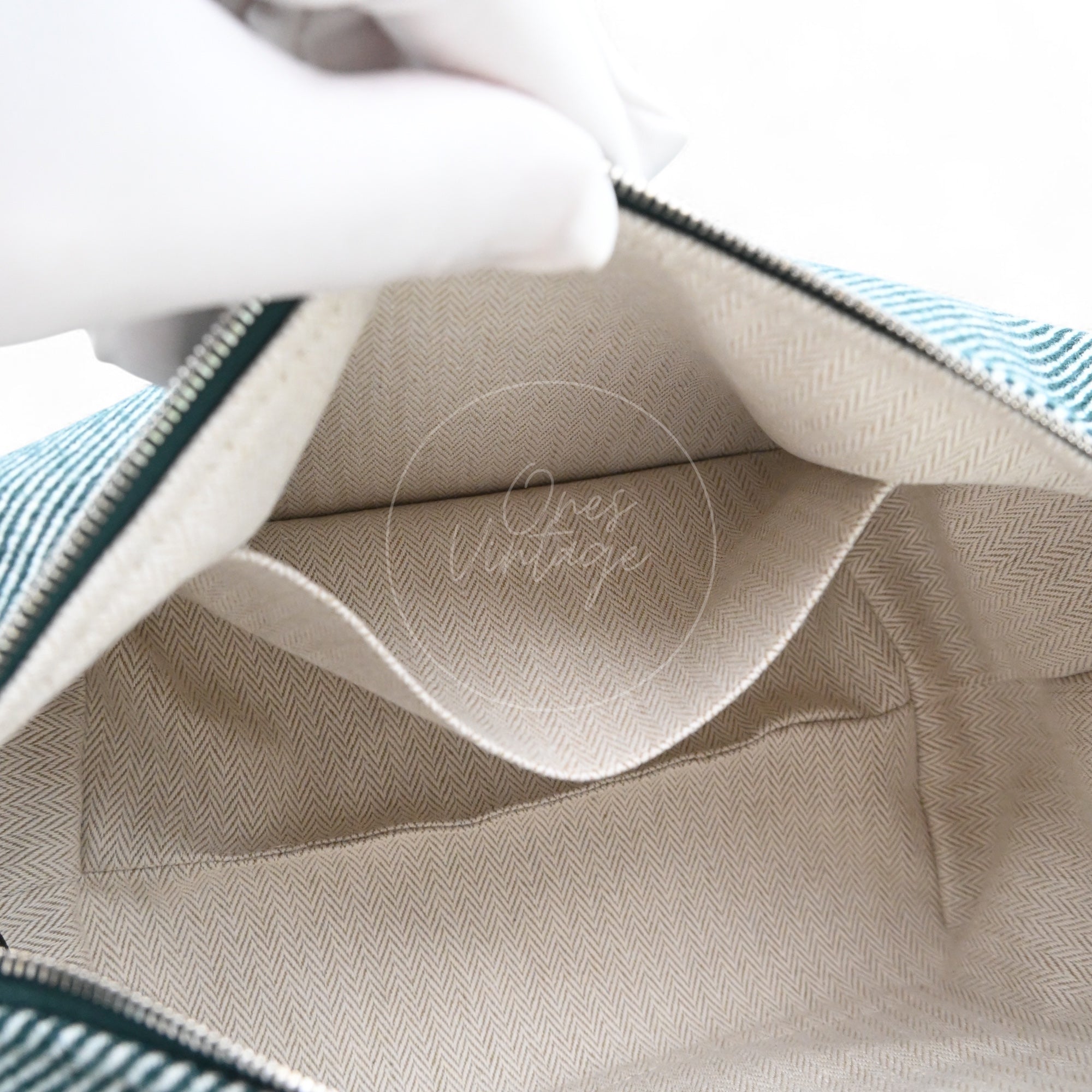 [Unused] Hermes Bride-a-Brac PM Bleu Abysse Canvas