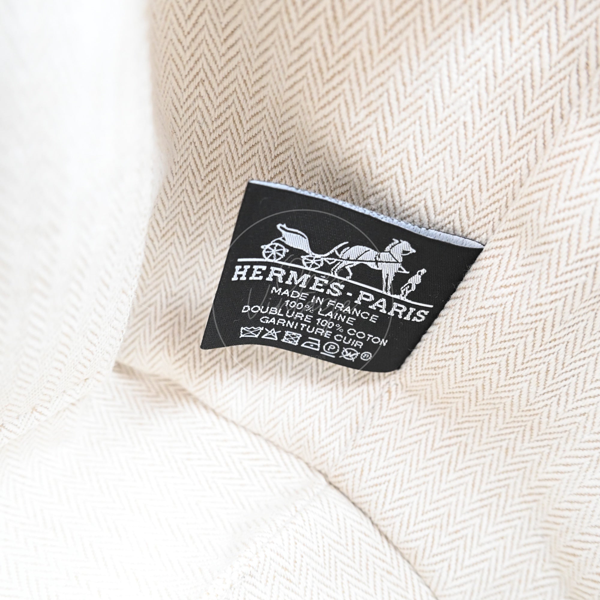 [Unused] Hermes Bride-a-Brac PM Bleu Abysse Canvas