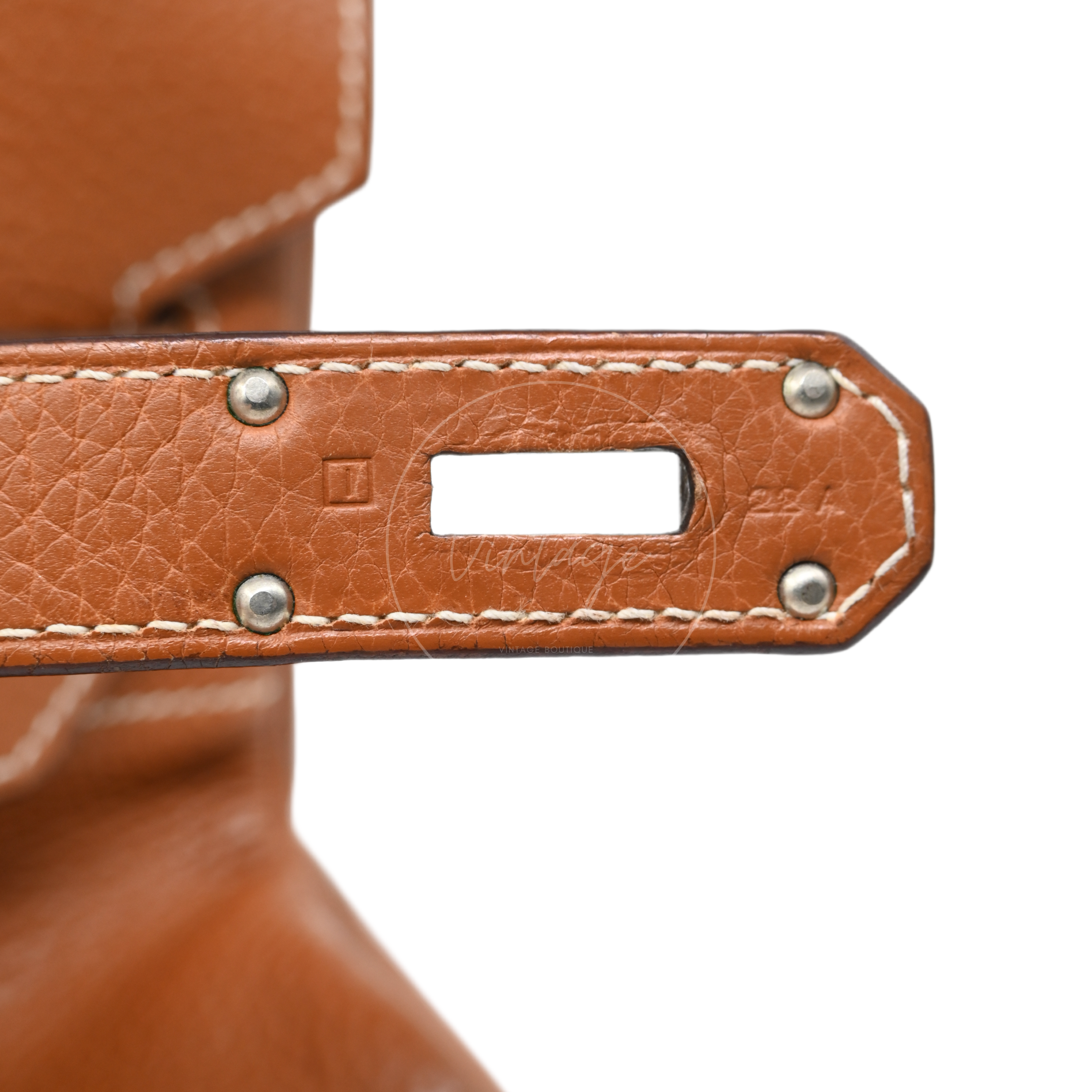 Hermes Clemence Shoulder Birkin 42 JPG PHW Brown Square I