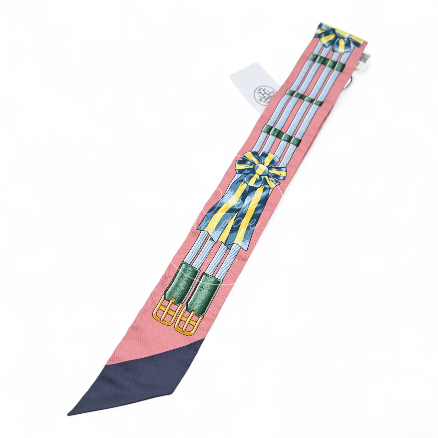 [Unused] Hermes Jumping Vieux Rose Petrole Twilly