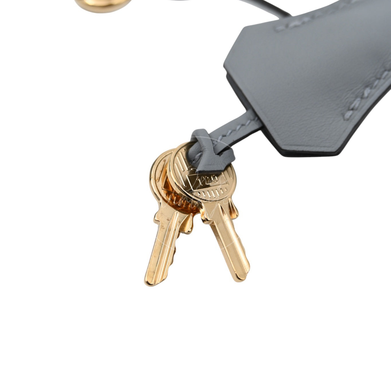 [Unused] Hermes Birkin 25 Swift Gris Pantin GHW Stamp W