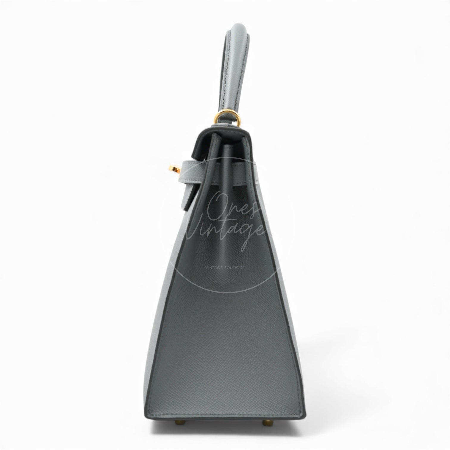 [Unused] Hermes Kelly Sellier Epsom 28 Vert Amande Handbag