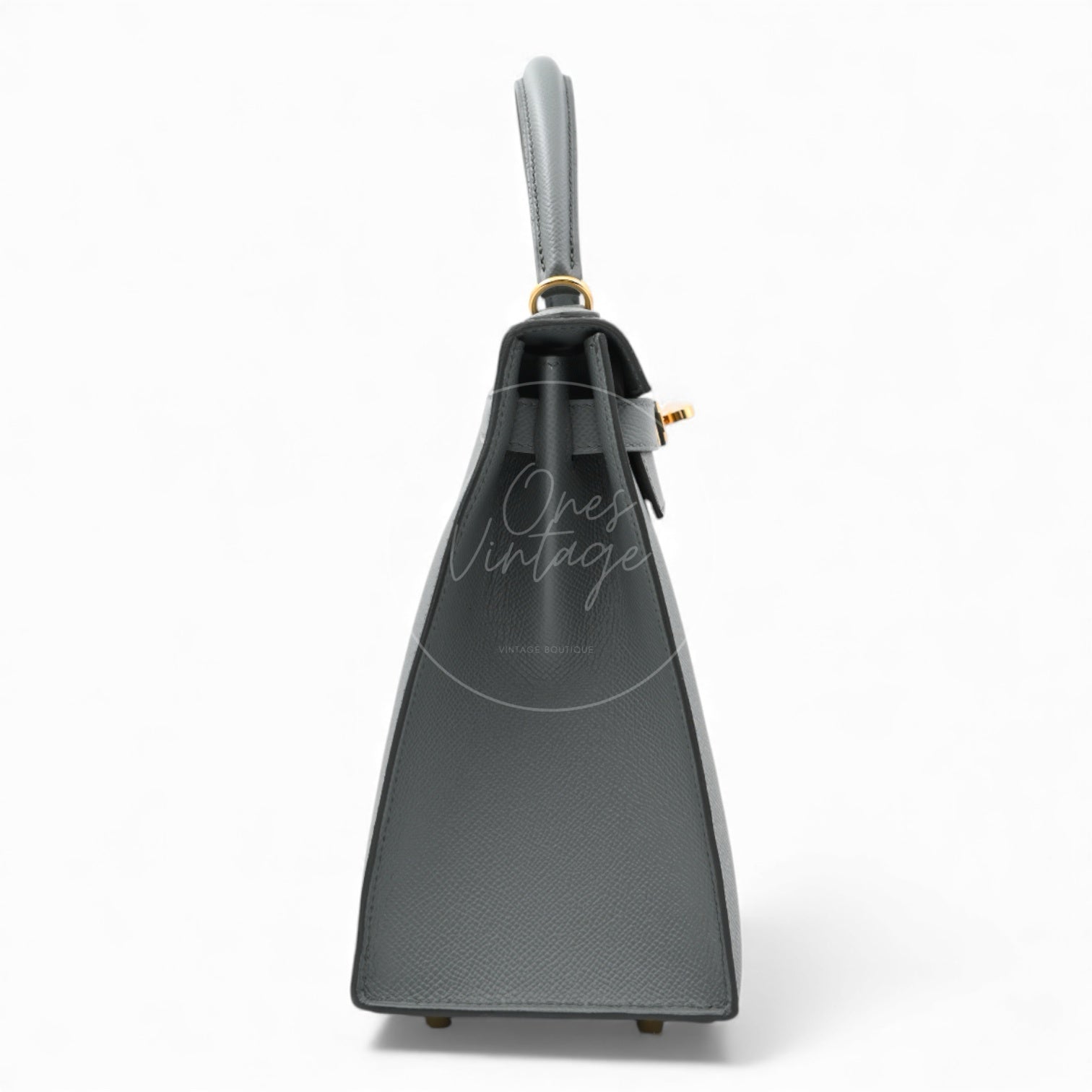 [Unused] Hermes Kelly Sellier Epsom 28 Vert Amande Handbag