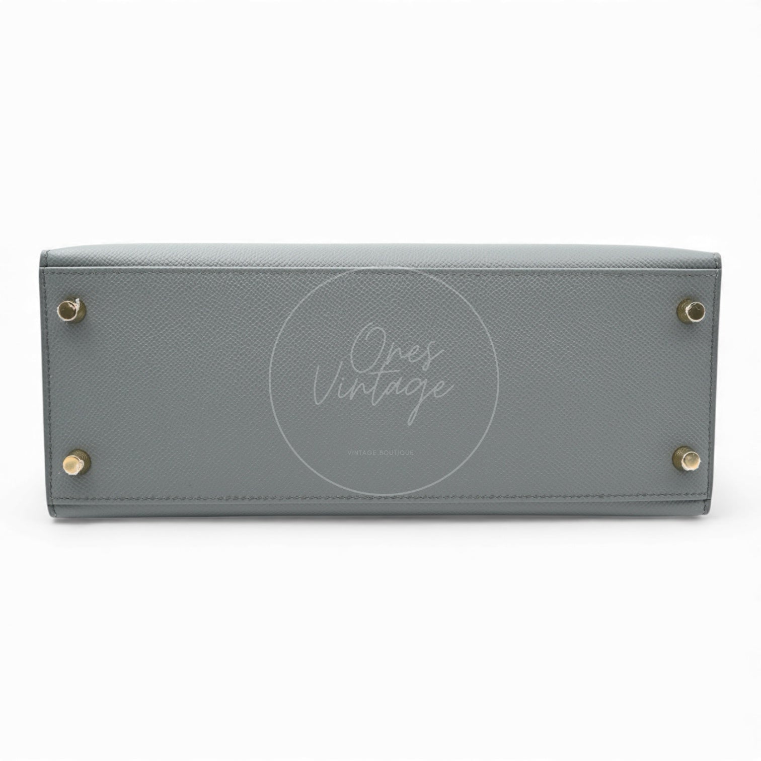 [Unused] Hermes Kelly Sellier Epsom 28 Vert Amande Handbag