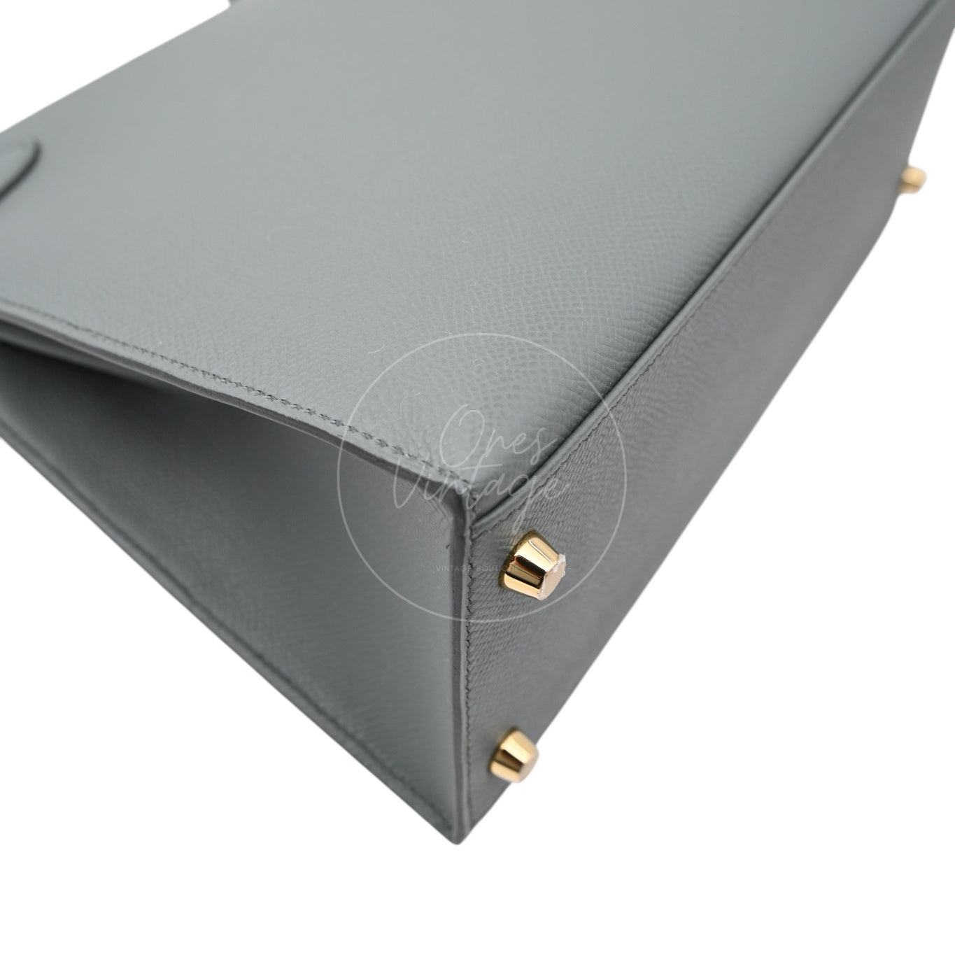 [Unused] Hermes Kelly Sellier Epsom 28 Vert Amande Handbag